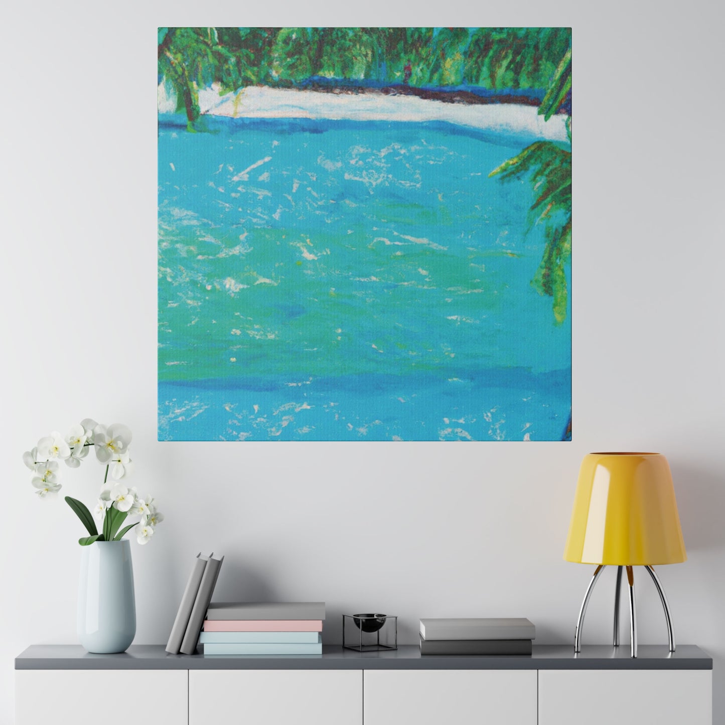 3234T - Bahamas Ocean Painting Print | Bahamas | Ocean | Beach | Poster | Home Decor | Wall Art | Canvas