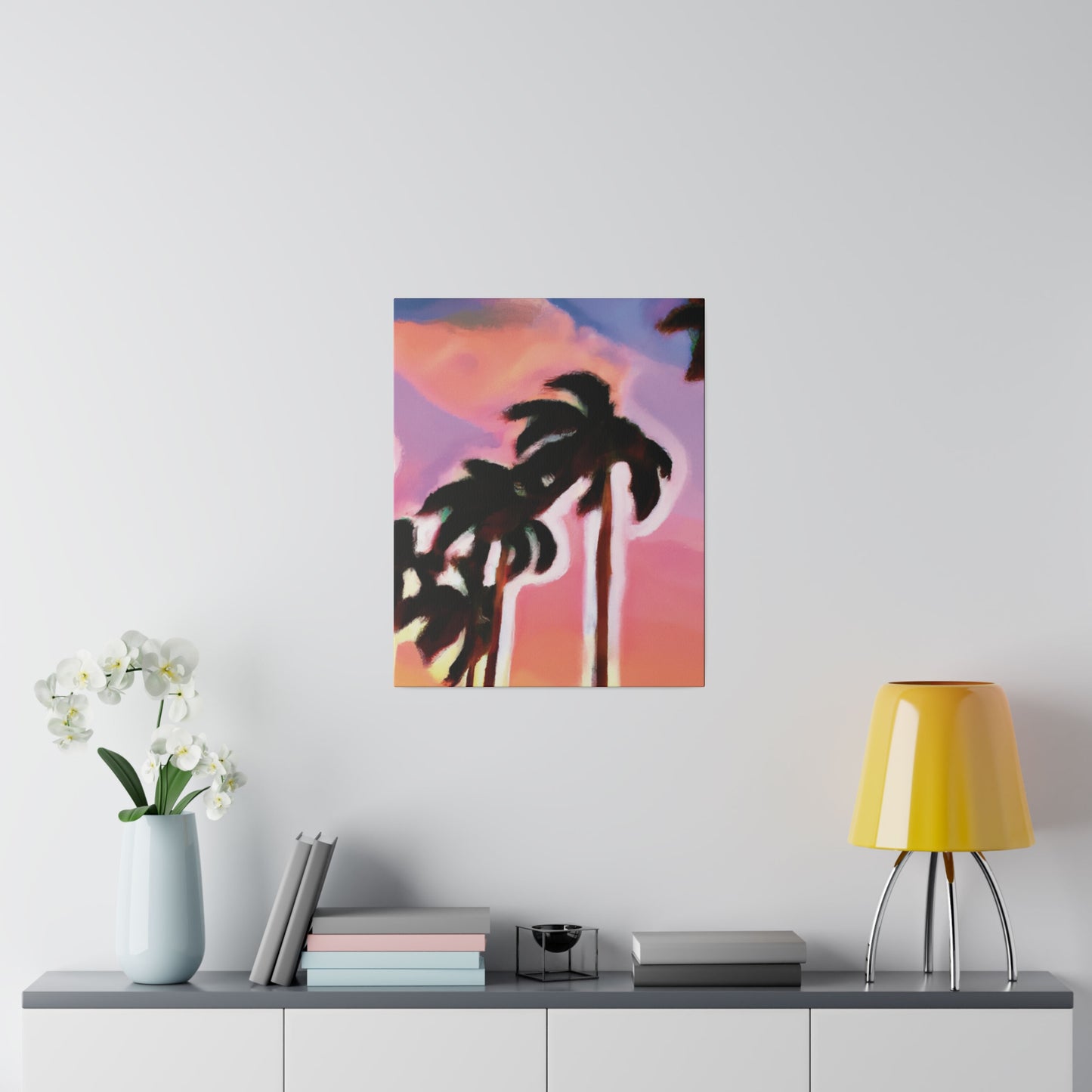 3563H - Miami Beach Sunset Painting Print | Miami | Beach | Sunset | Poster | Home Decor | Wall Art | Canvas