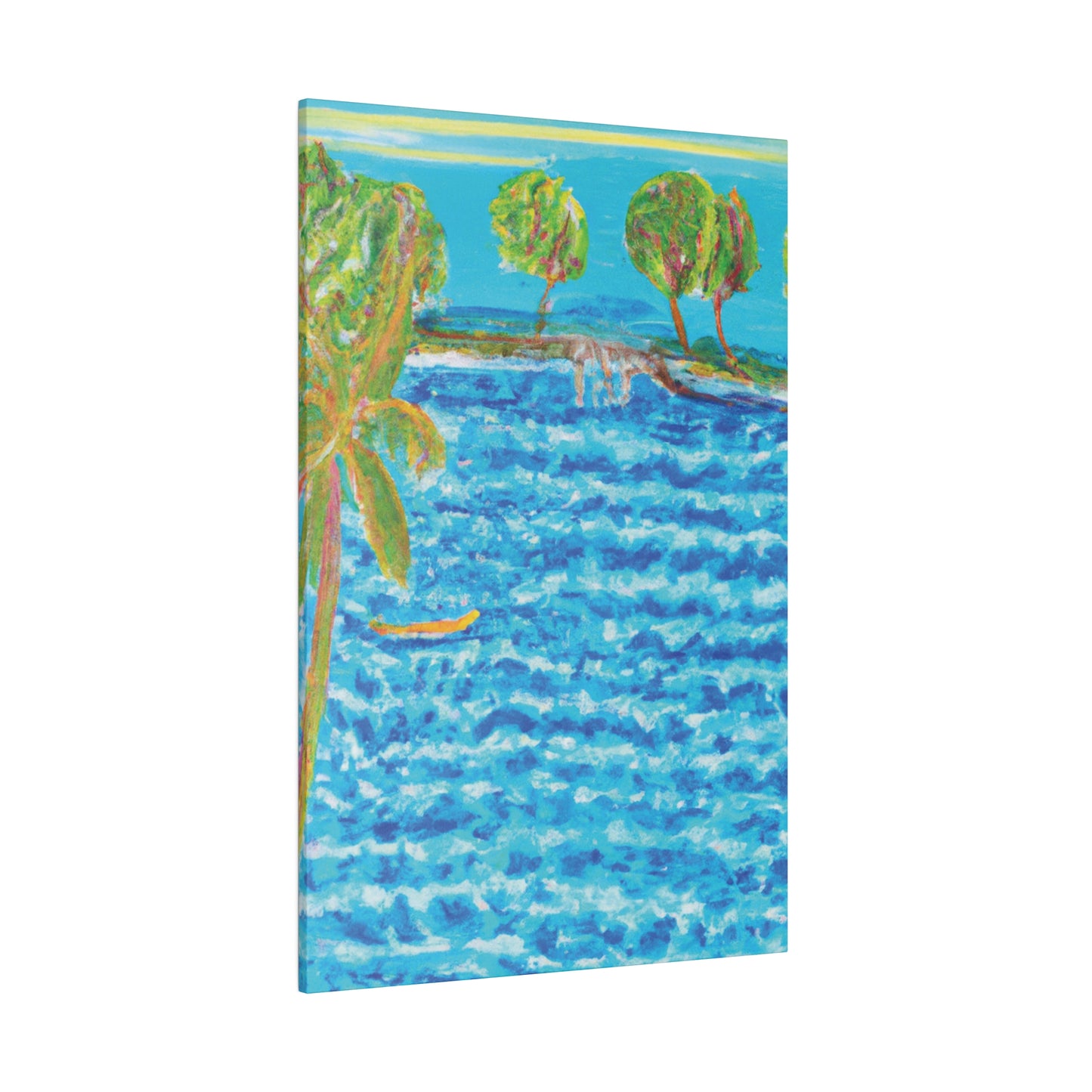 3687E - Bahamas Ocean Painting Print | Bahamas | Ocean | Beach | Poster | Home Decor | Wall Art | Canvas