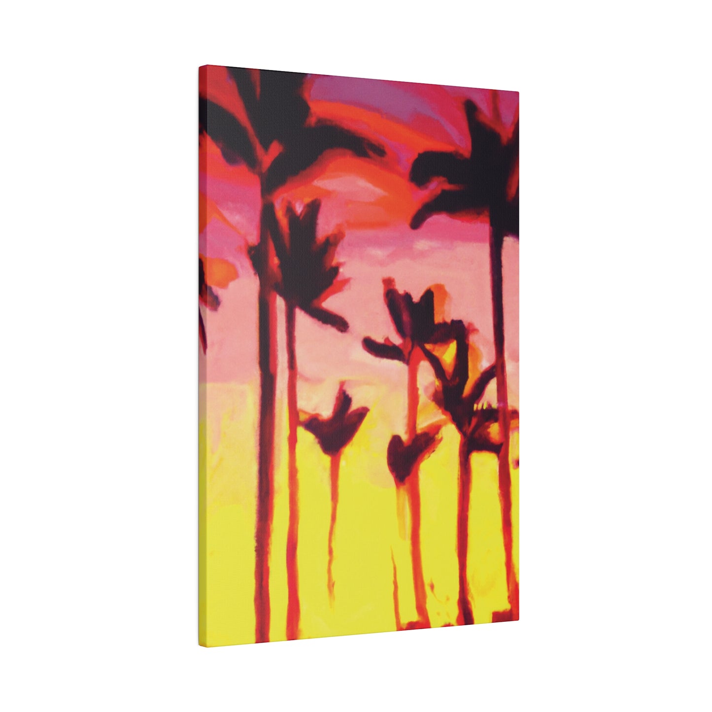 2249A - Miami Beach Sunset Painting Print | Miami | Beach | Sunset | Poster | Home Decor | Wall Art | Canvas