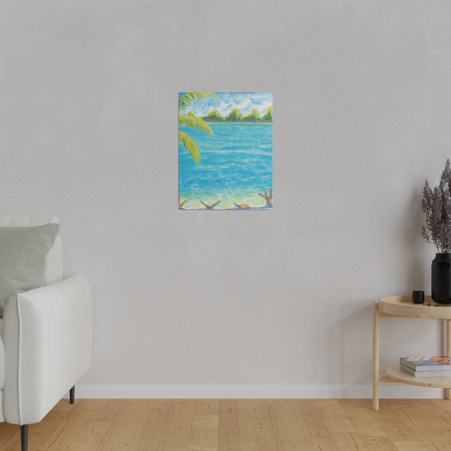 3007D - Bahamas Ocean Painting Print | Bahamas | Ocean | Beach | Poster | Home Decor | Wall Art | Canvas