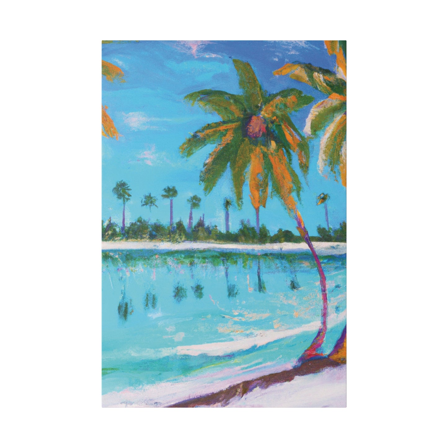 8723S - Bahamas Ocean Painting Print | Bahamas | Ocean | Beach | Poster | Home Decor | Wall Art | Canvas