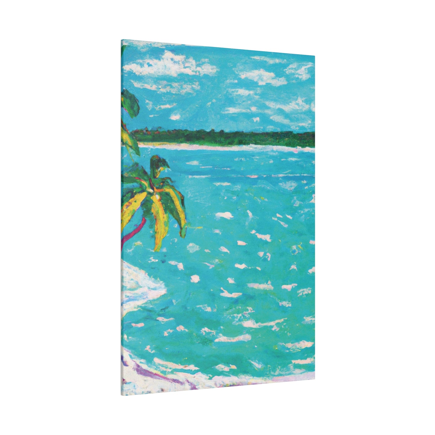 8278H - Bahamas Ocean Painting Print | Bahamas | Ocean | Beach | Poster | Home Decor | Wall Art | Canvas