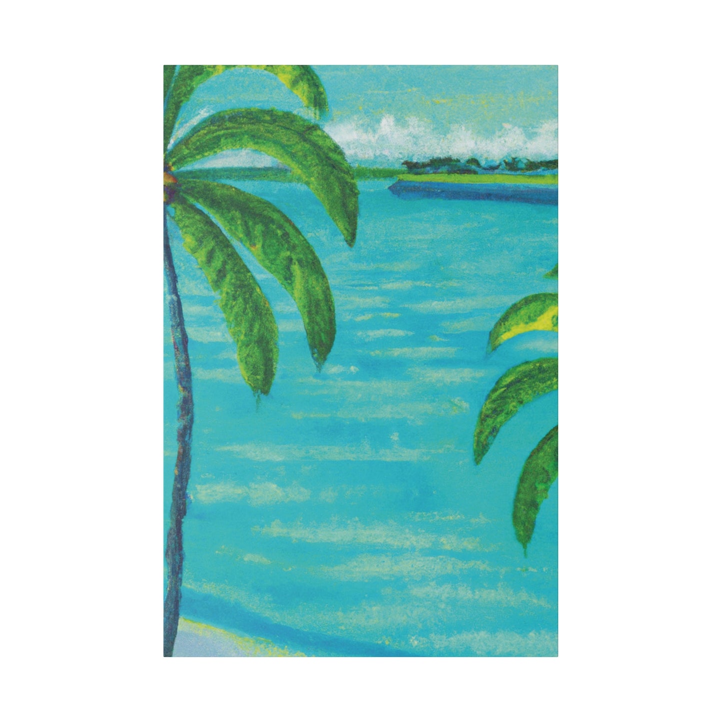 3184O - Bahamas Ocean Painting Print | Bahamas | Ocean | Beach | Poster | Home Decor | Wall Art | Canvas