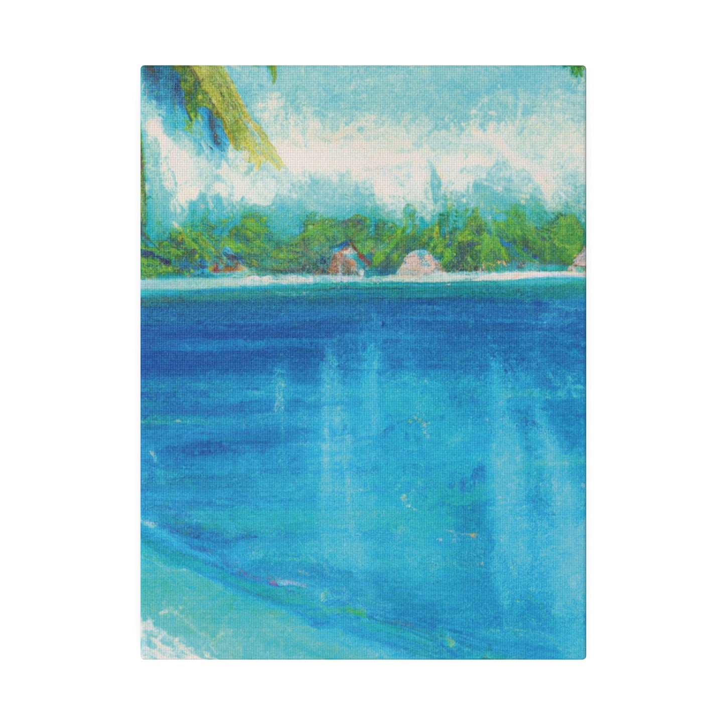3198N - Bahamas Ocean Painting Print | Bahamas | Ocean | Beach | Poster | Home Decor | Wall Art | Canvas