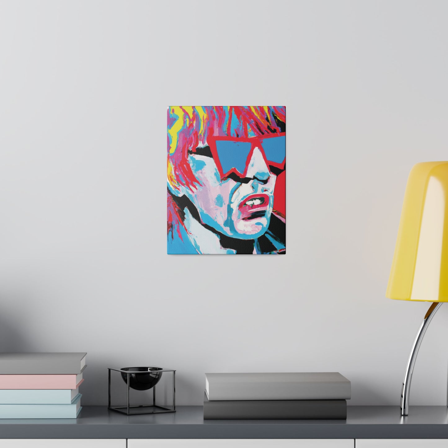 8517X - Rockstar Painting Print | Face | Abstract | Poster | Home Decor | Wall Art | Music Art | Canvas