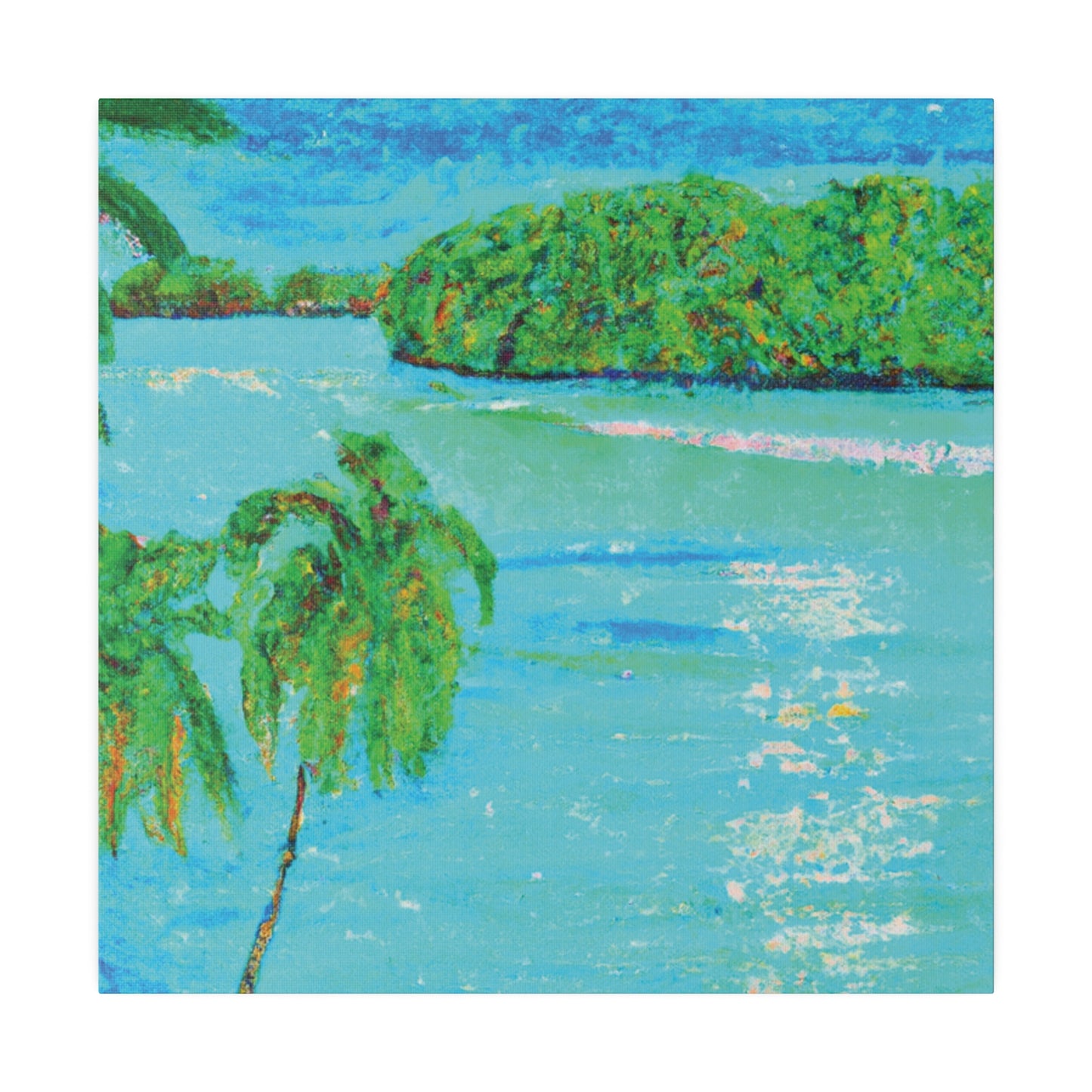 8239F - Bahamas Ocean Painting Print | Bahamas | Ocean | Beach | Poster | Home Decor | Wall Art | Canvas