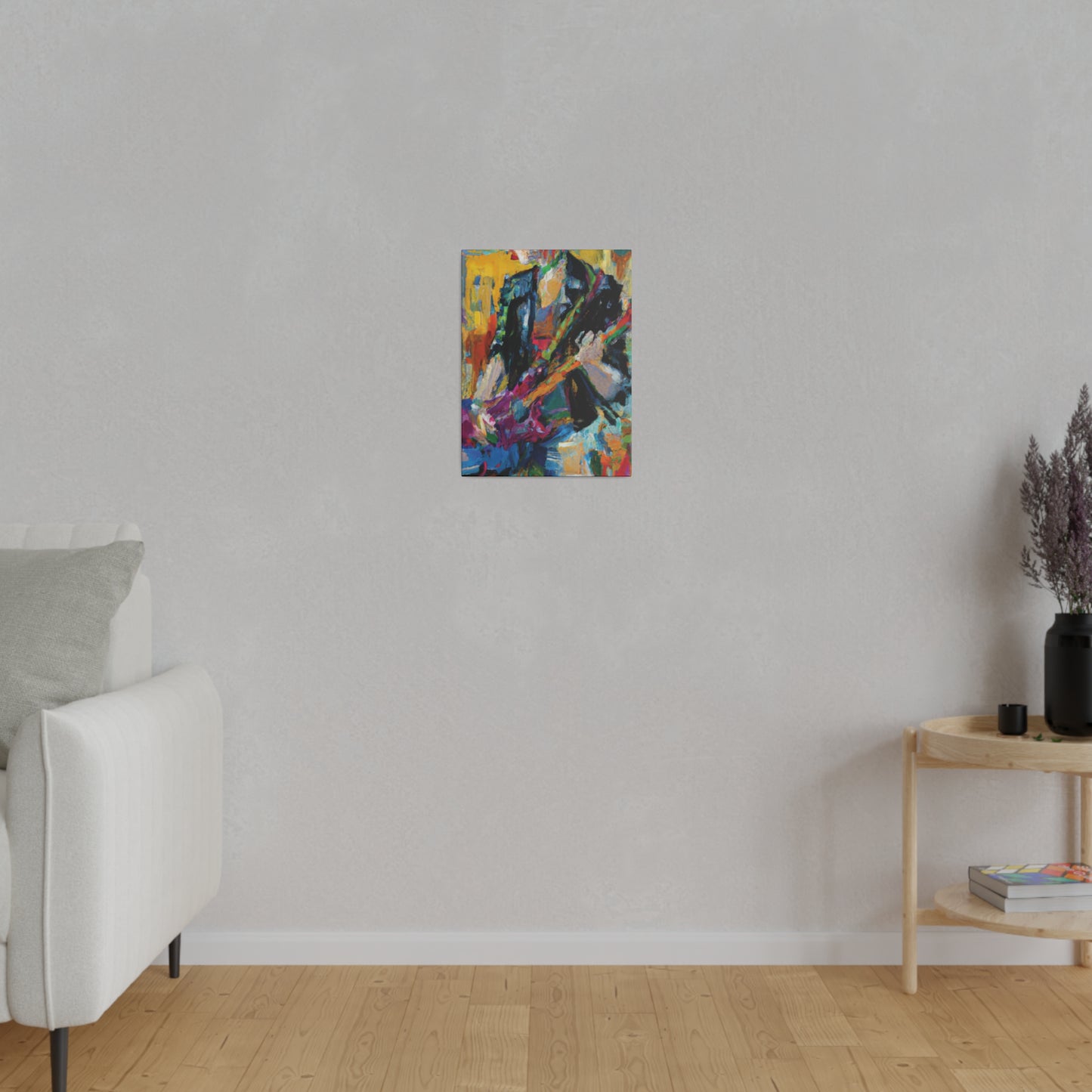 4813Q - Rockstar Oil Painting Style Print | Poster | Home Decor | Wall Art | Music Art | Canvas