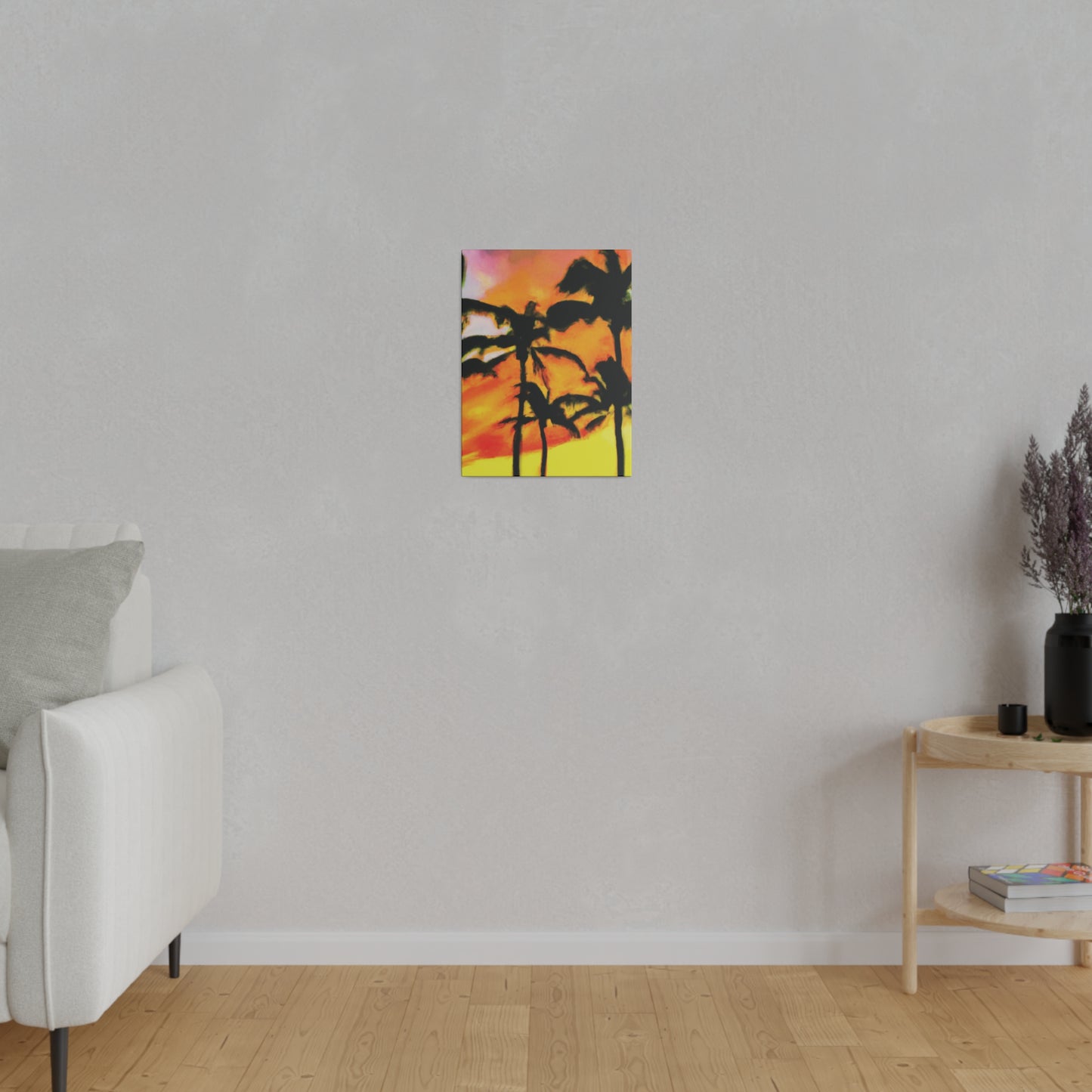 8694V - Miami Beach Sunset Painting Print | Miami | Beach | Sunset | Poster | Home Decor | Wall Art | Canvas