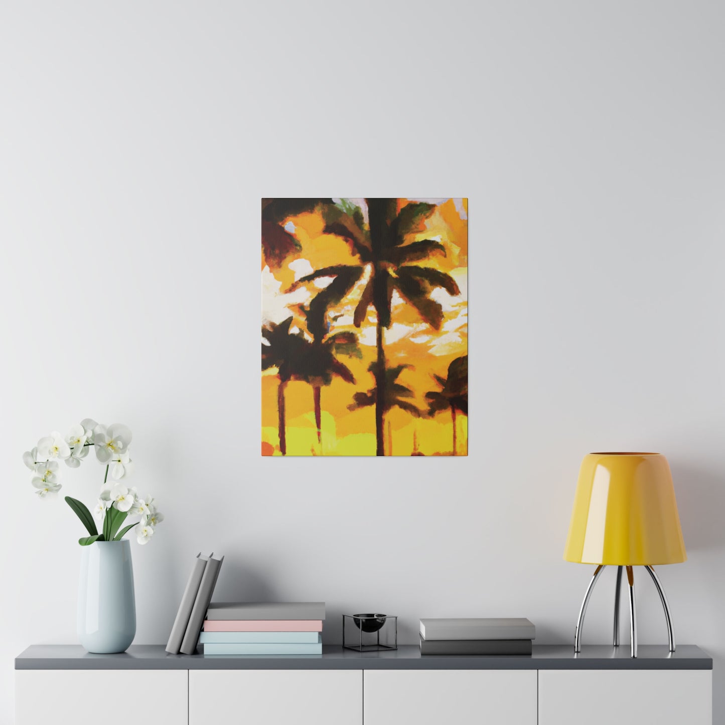 3197H - Miami Beach Sunset Painting Print | Miami | Beach | Sunset | Poster | Home Decor | Wall Art | Canvas