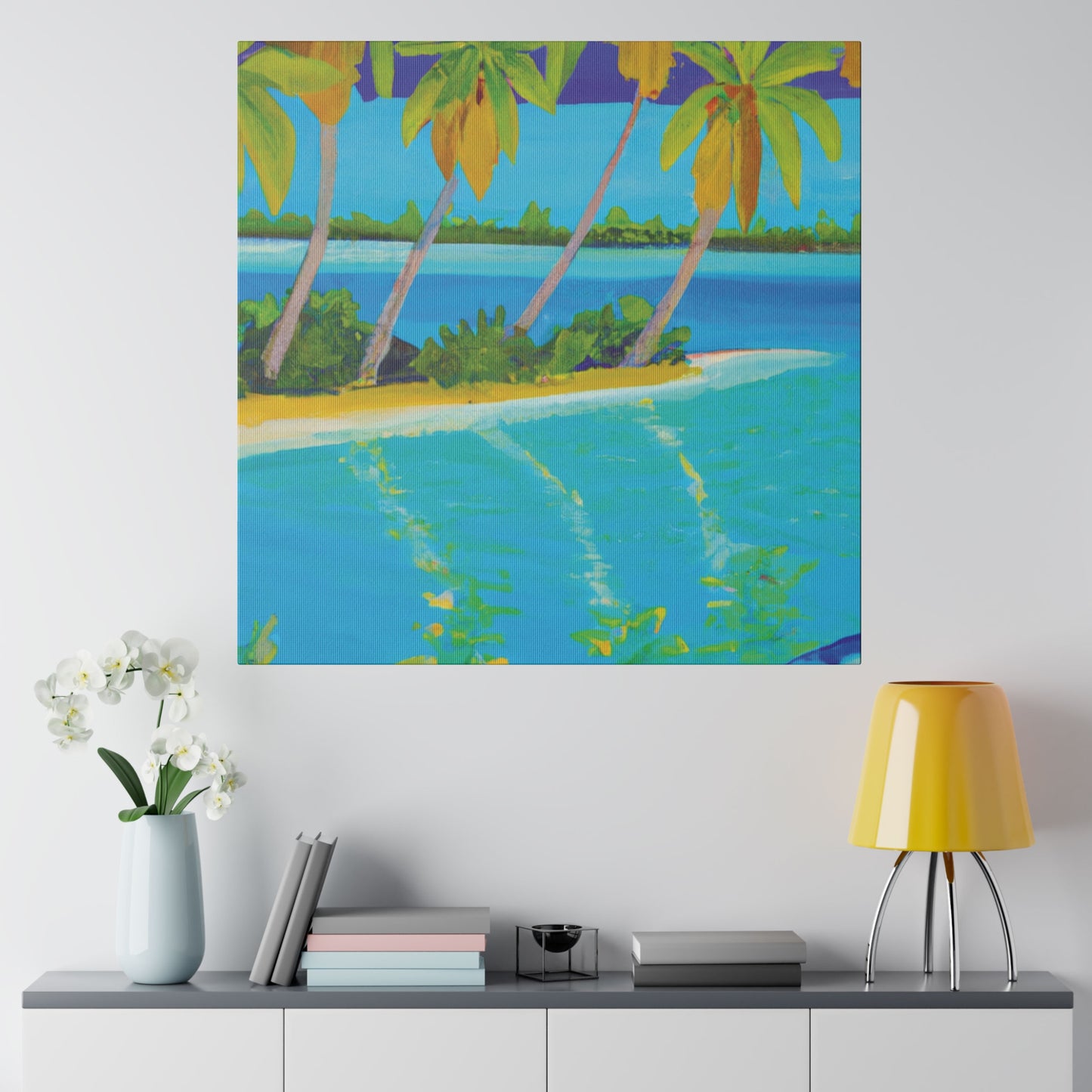 8347B - Bahamas Ocean Painting Print | Bahamas | Ocean | Beach | Poster | Home Decor | Wall Art | Canvas