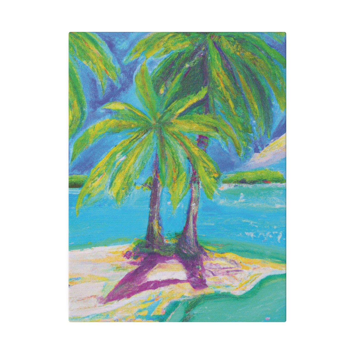 6632P - Bahamas Ocean Painting Print | Bahamas | Ocean | Beach | Poster | Home Decor | Wall Art | Canvas