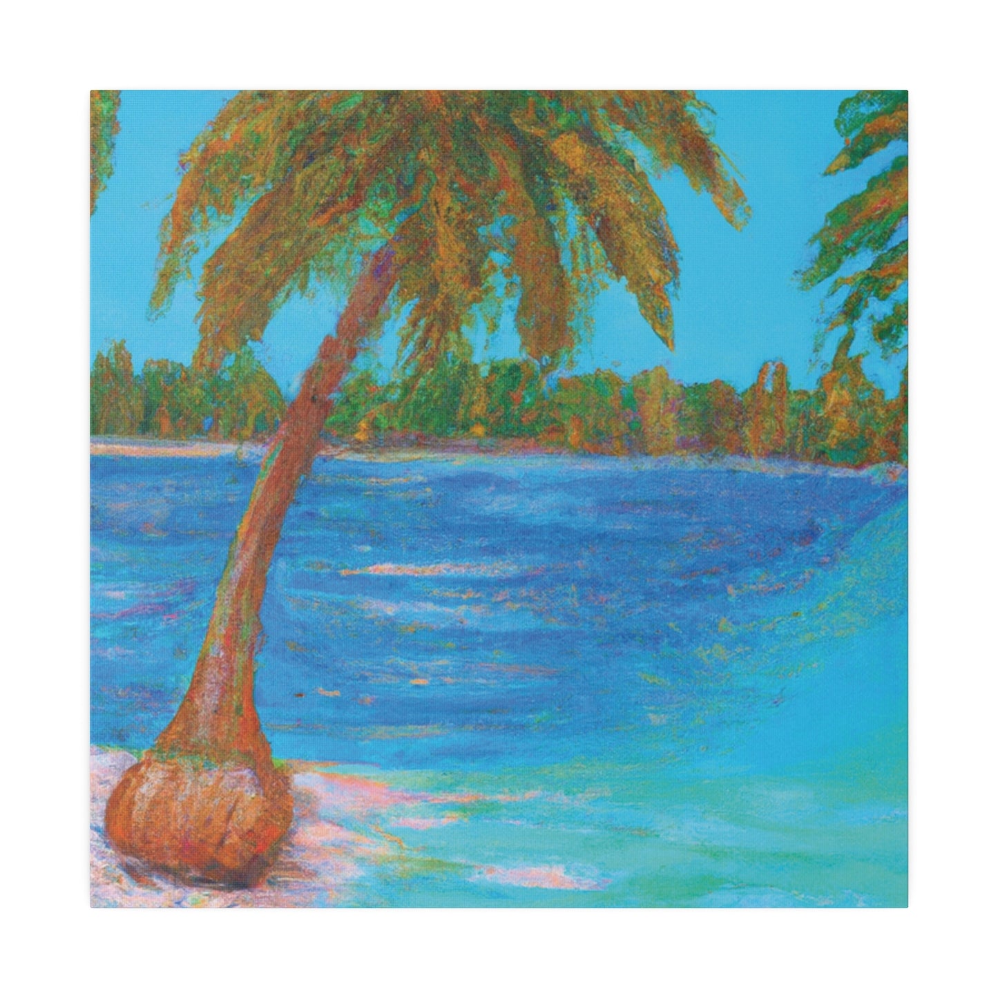 4348S - Bahamas Ocean Painting Print | Bahamas | Ocean | Beach | Poster | Home Decor | Wall Art | Canvas