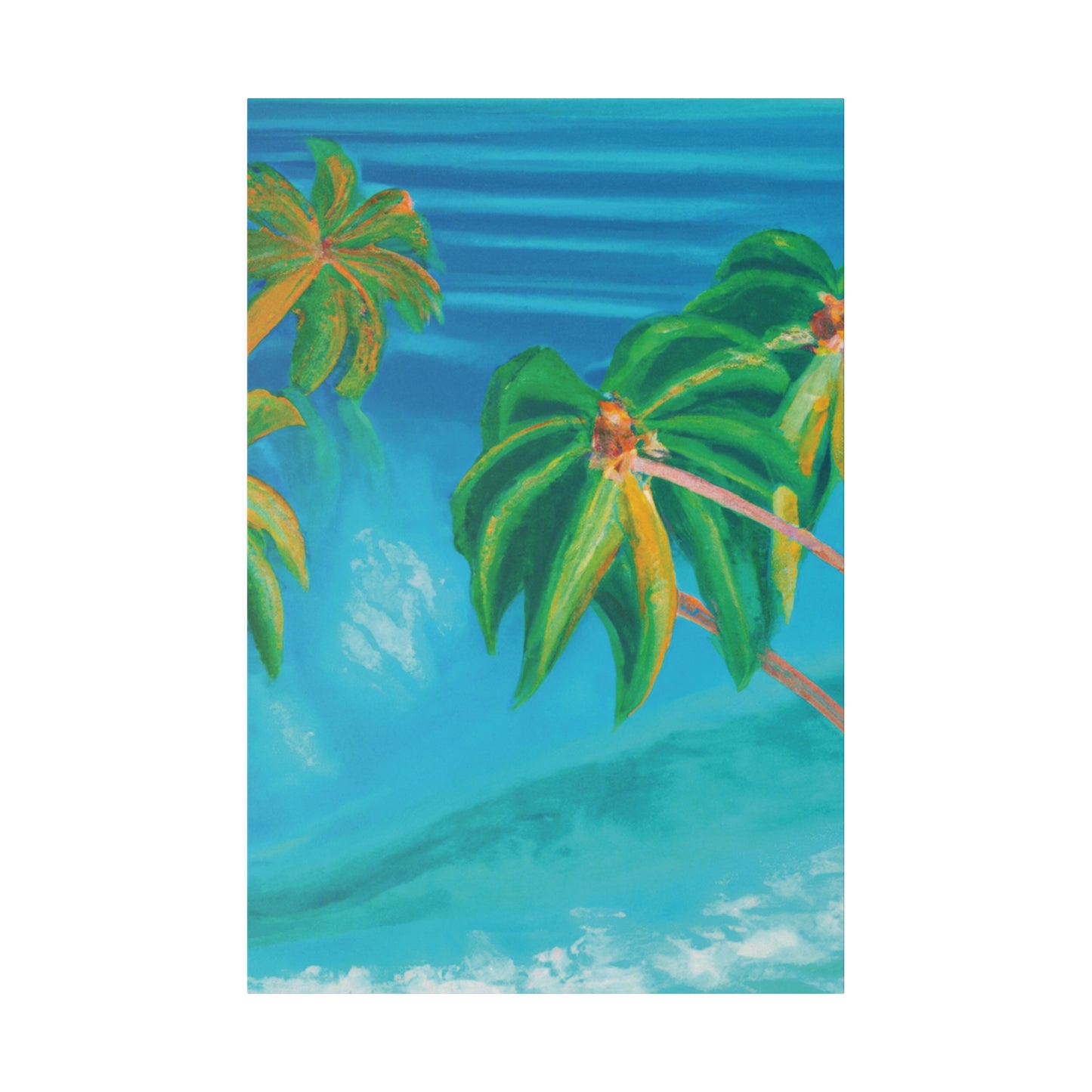 3836I - Bahamas Ocean Painting Print | Bahamas | Ocean | Beach | Poster | Home Decor | Wall Art | Canvas