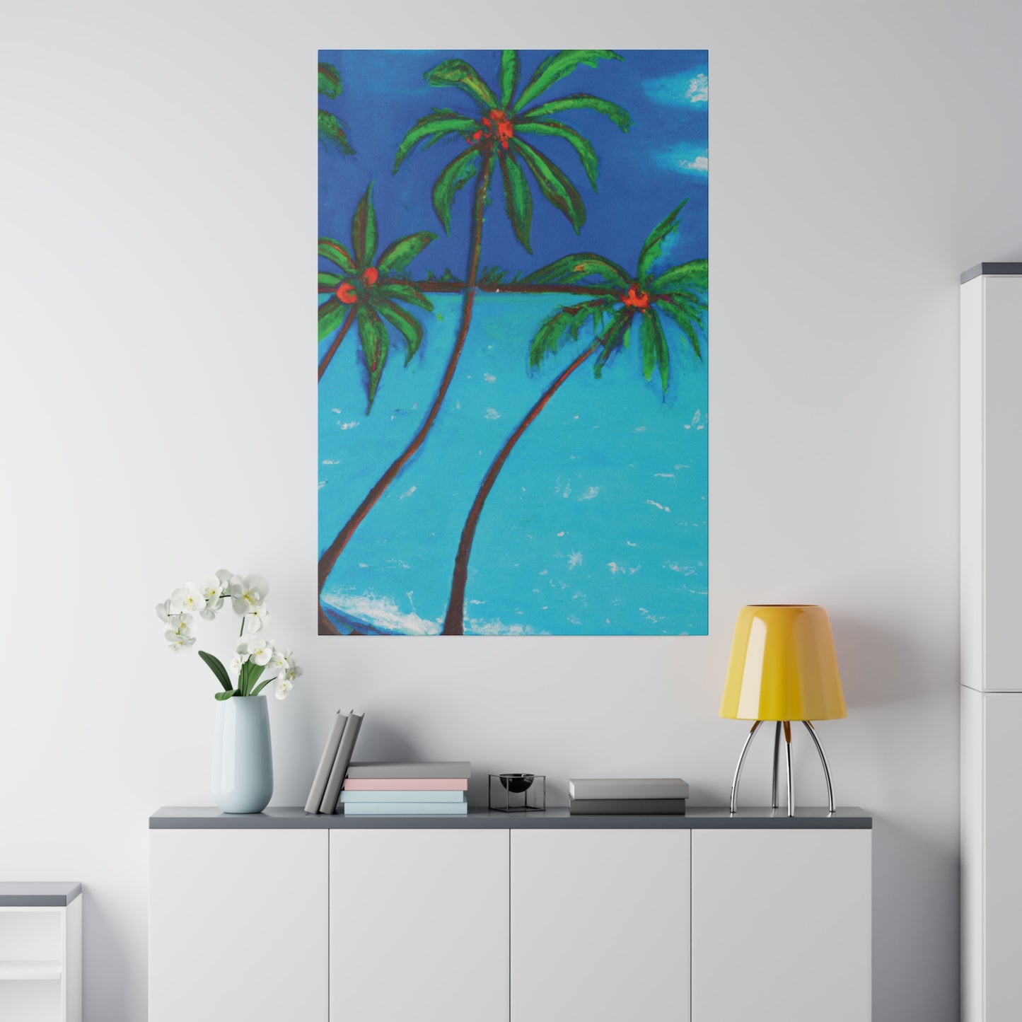 9305W - Bahamas Ocean Painting Print | Bahamas | Ocean | Beach | Poster | Home Decor | Wall Art | Canvas