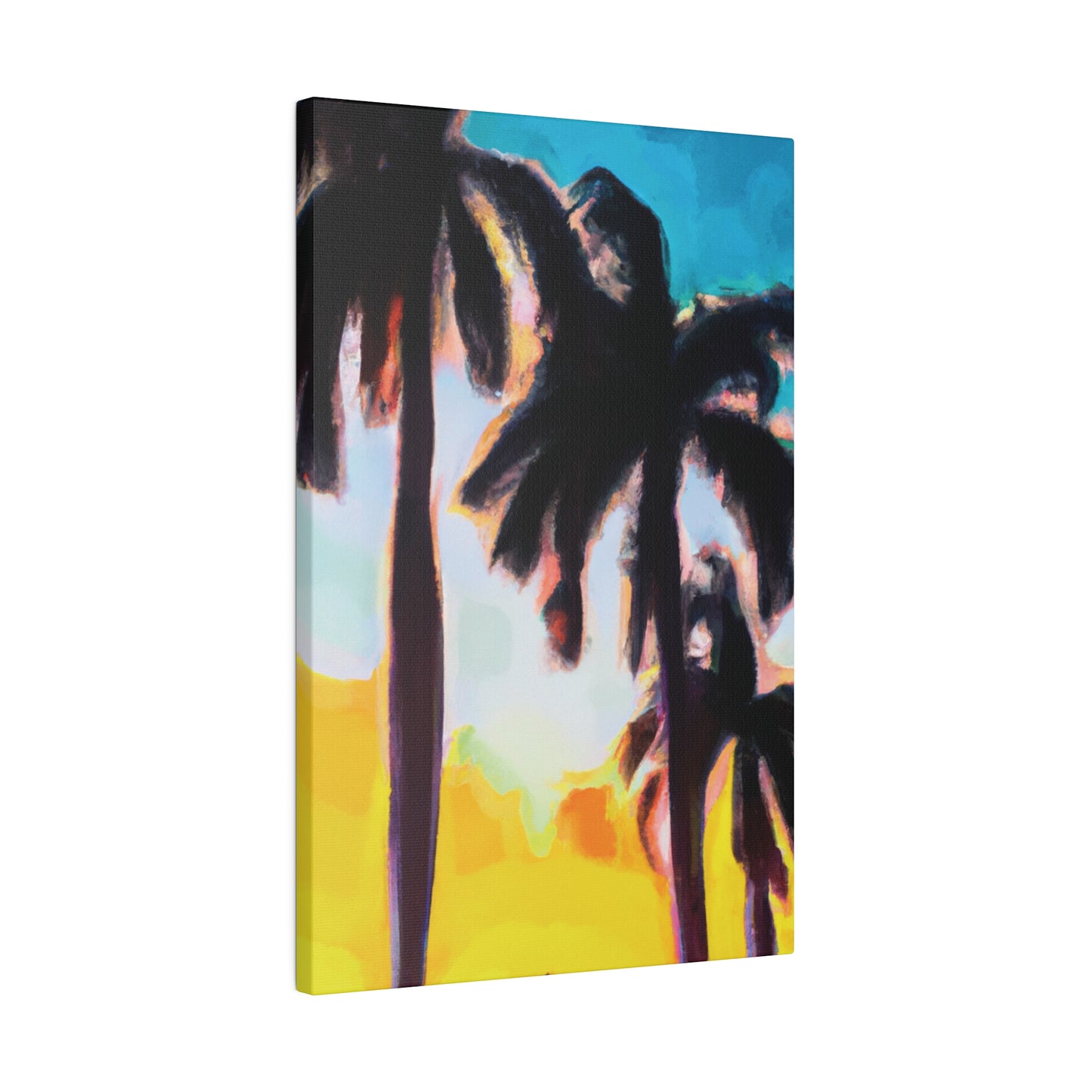 5485W - Miami Beach Sunset Painting Print | Miami | Beach | Sunset | Poster | Home Decor | Wall Art | Canvas