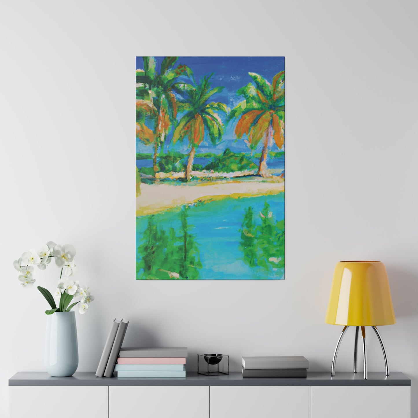 8576A - Bahamas Ocean Painting Print | Bahamas | Ocean | Beach | Poster | Home Decor | Wall Art | Canvas