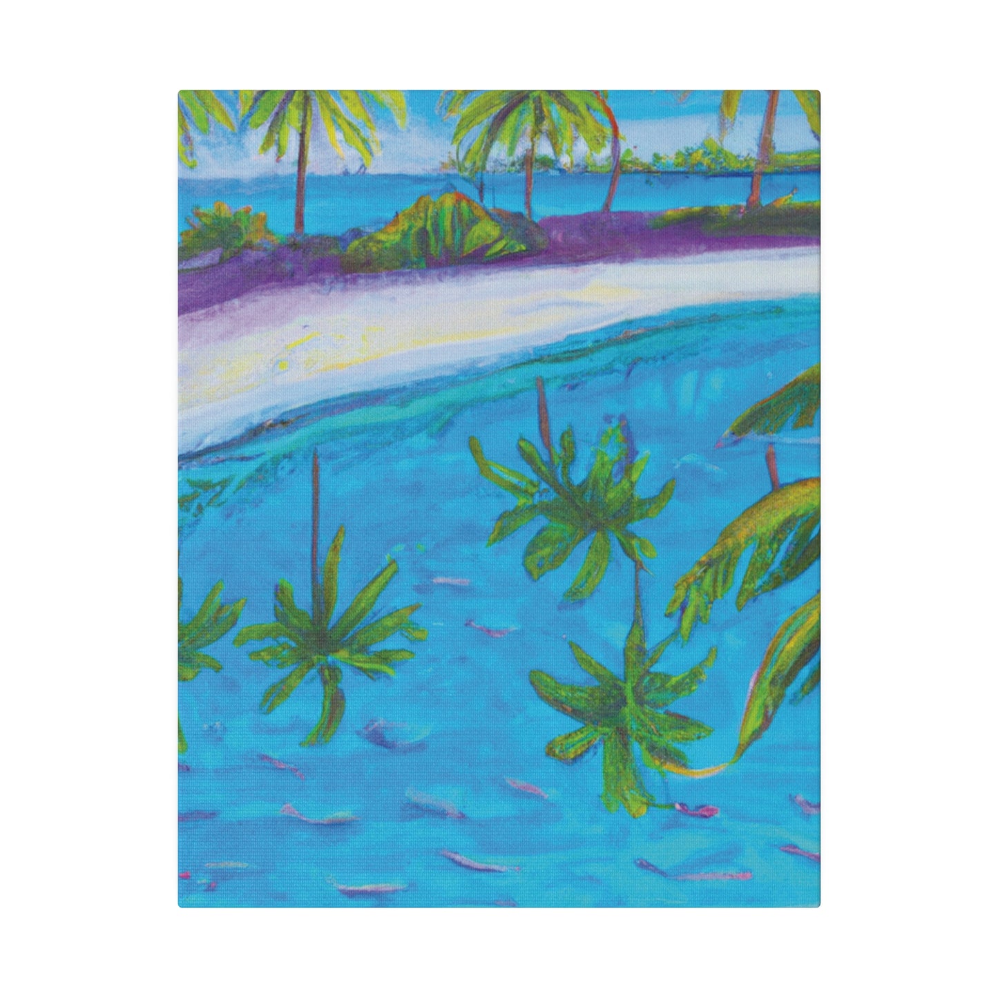 9138P - Bahamas Ocean Painting Print | Bahamas | Ocean | Beach | Poster | Home Decor | Wall Art | Canvas