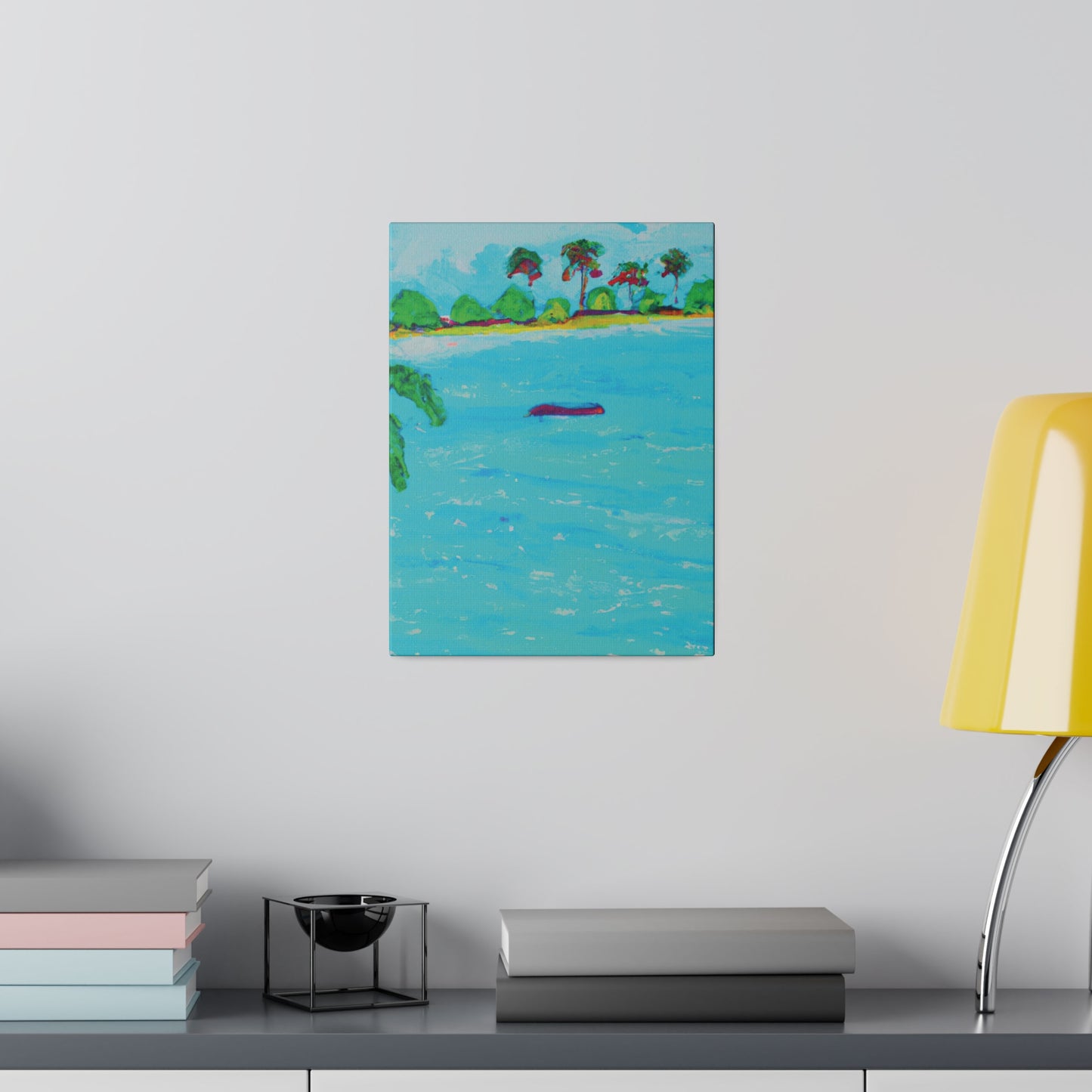 7481H - Bahamas Ocean Painting Print | Bahamas | Ocean | Beach | Poster | Home Decor | Wall Art | Canvas