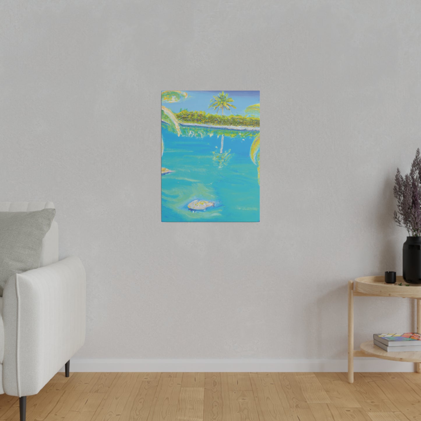 9546V - Bahamas Ocean Painting Print | Bahamas | Ocean | Beach | Poster | Home Decor | Wall Art | Canvas