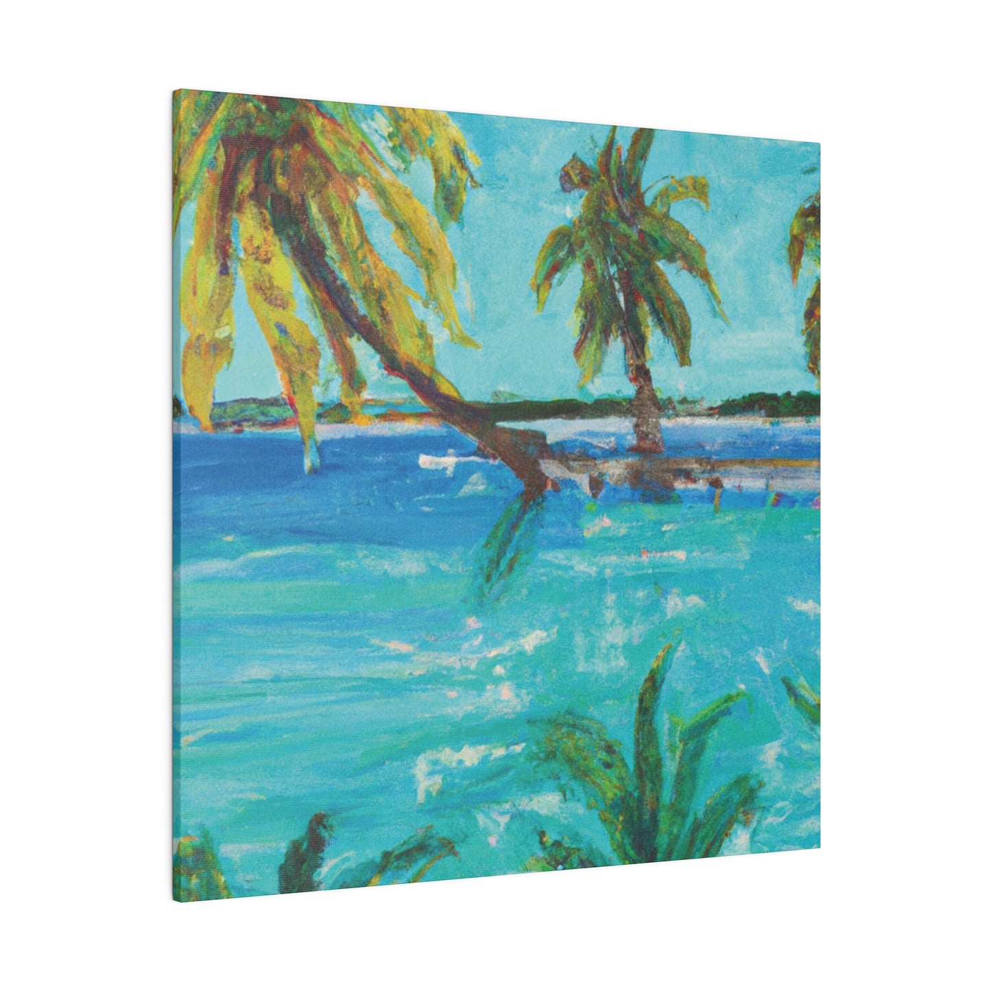 3256T - Bahamas Ocean Painting Print | Bahamas | Ocean | Beach | Poster | Home Decor | Wall Art | Canvas