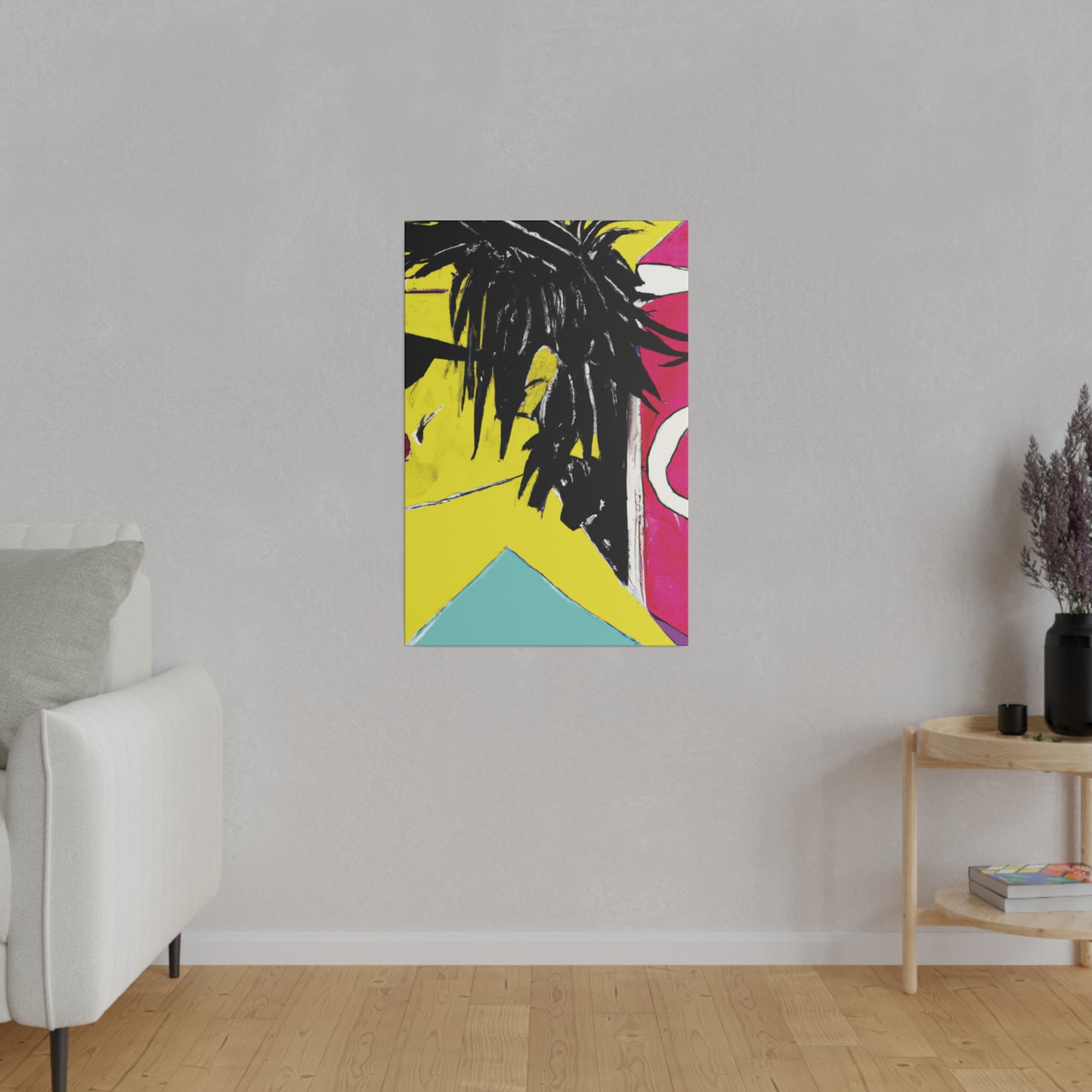 7212X - Rockstar Painting Print | Face | Abstract | Poster | Home Decor | Wall Art | Music Art | Canvas