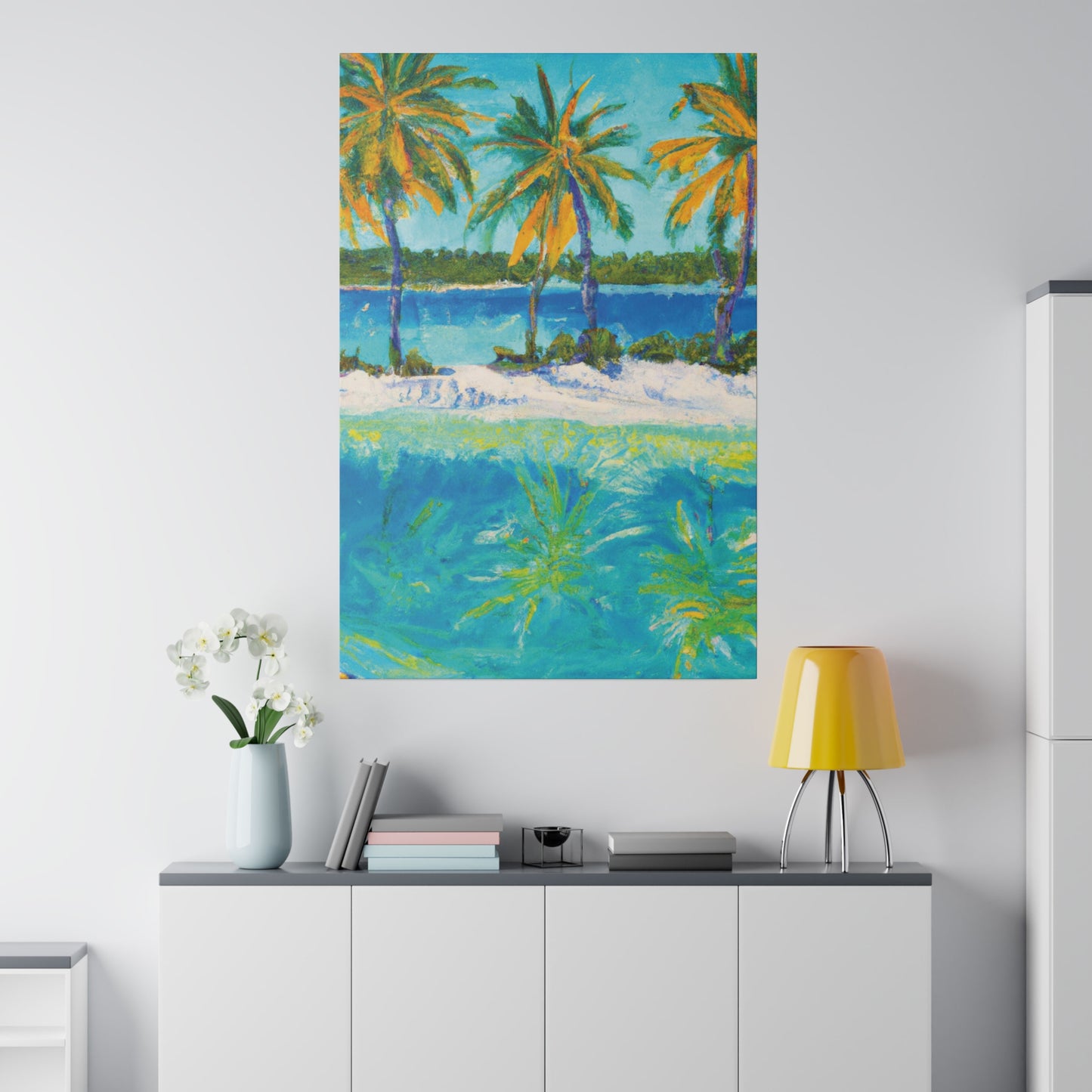 2367X - Bahamas Ocean Painting Print | Bahamas | Ocean | Beach | Poster | Home Decor | Wall Art | Canvas