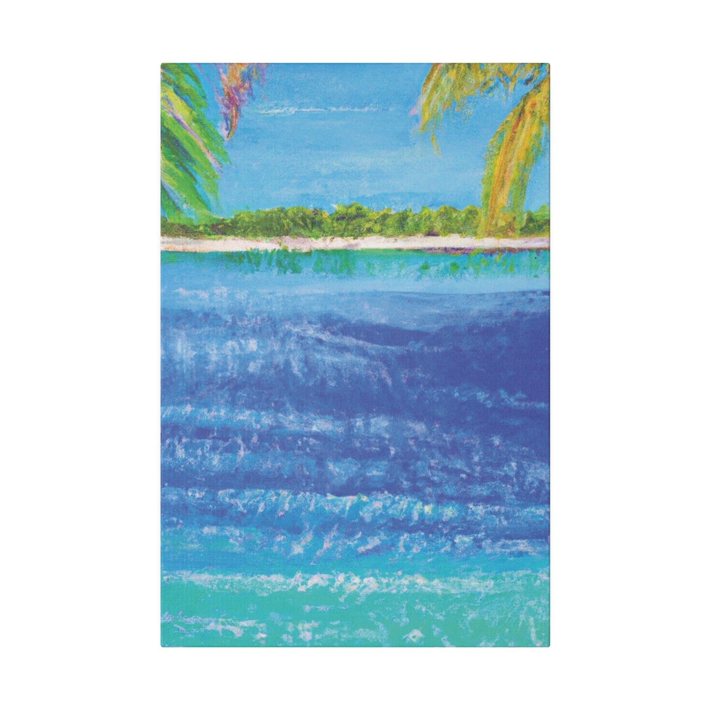 5045T - Bahamas Ocean Painting Print | Bahamas | Ocean | Beach | Poster | Home Decor | Wall Art | Canvas