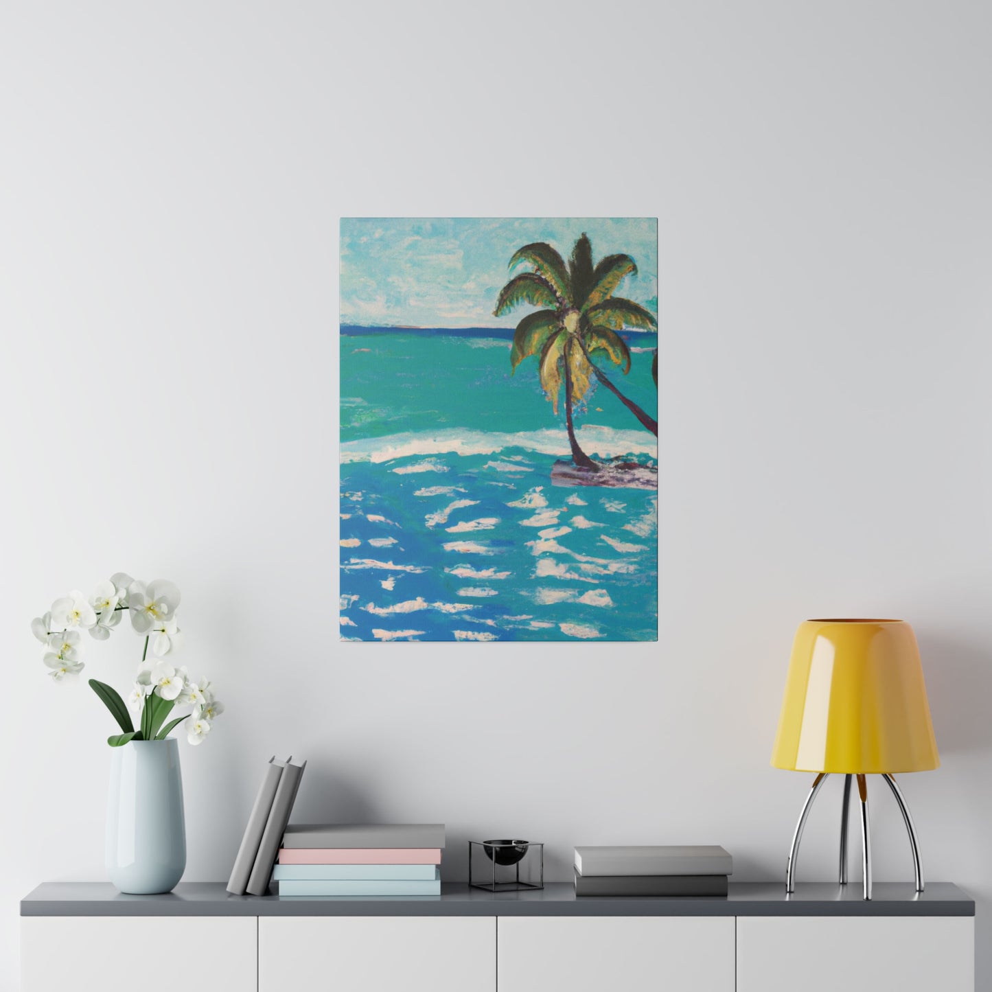 4081V - Bahamas Ocean Painting Print | Bahamas | Ocean | Beach | Poster | Home Decor | Wall Art | Canvas