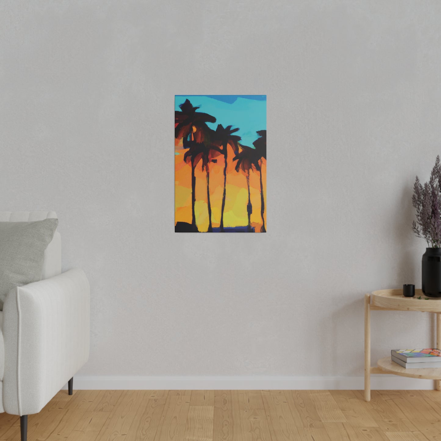 3606O - Miami Beach Sunset Painting Print | Miami | Beach | Sunset | Poster | Home Decor | Wall Art | Canvas