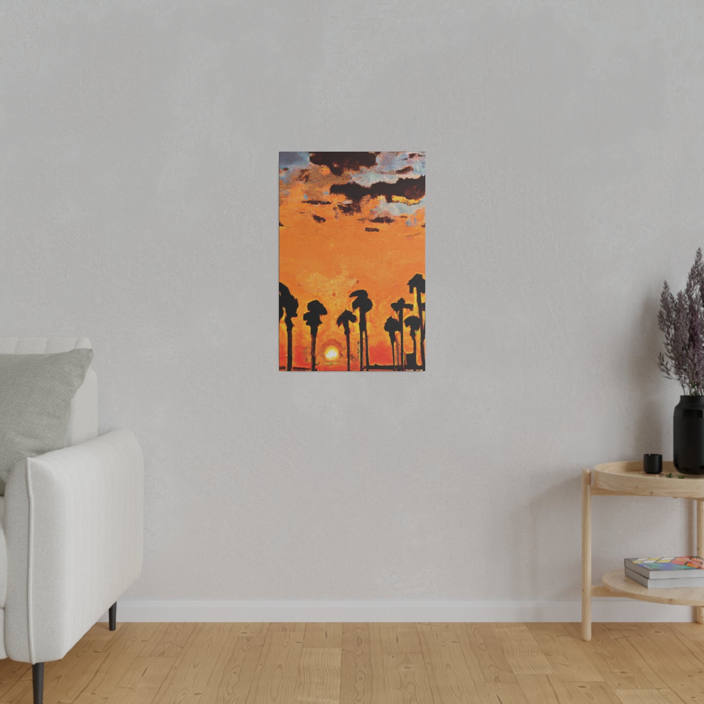 3231S - Miami Beach Sunset Painting Print | Miami | Beach | Sunset | Poster | Home Decor | Wall Art | Canvas