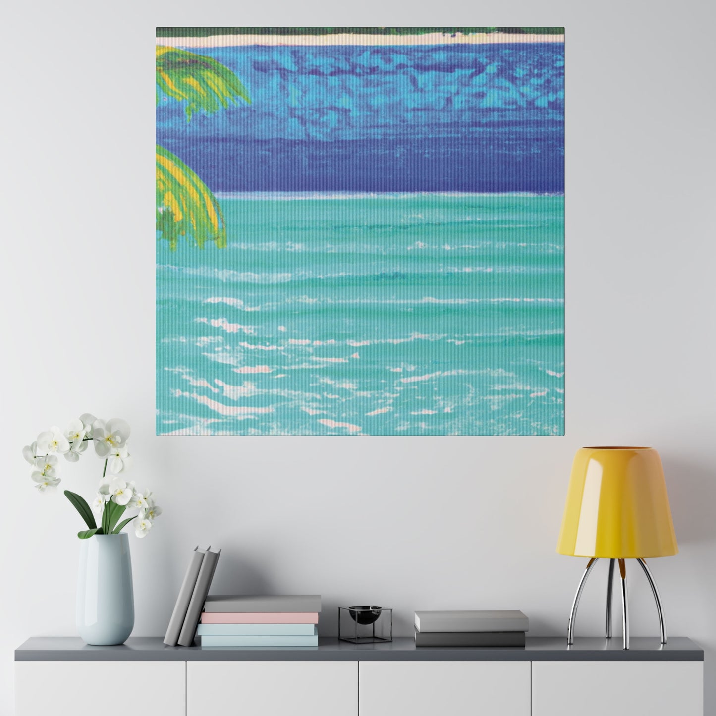 4234Z - Bahamas Ocean Painting Print | Bahamas | Ocean | Beach | Poster | Home Decor | Wall Art | Canvas