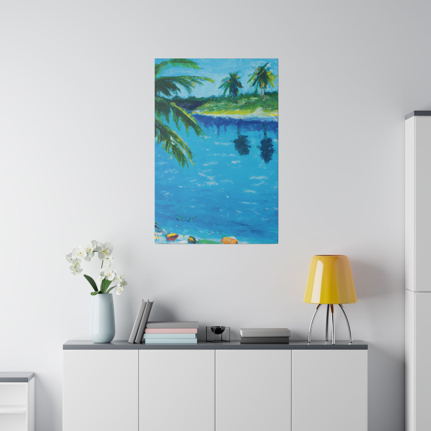 4568T - Bahamas Ocean Painting Print | Bahamas | Ocean | Beach | Poster | Home Decor | Wall Art | Canvas