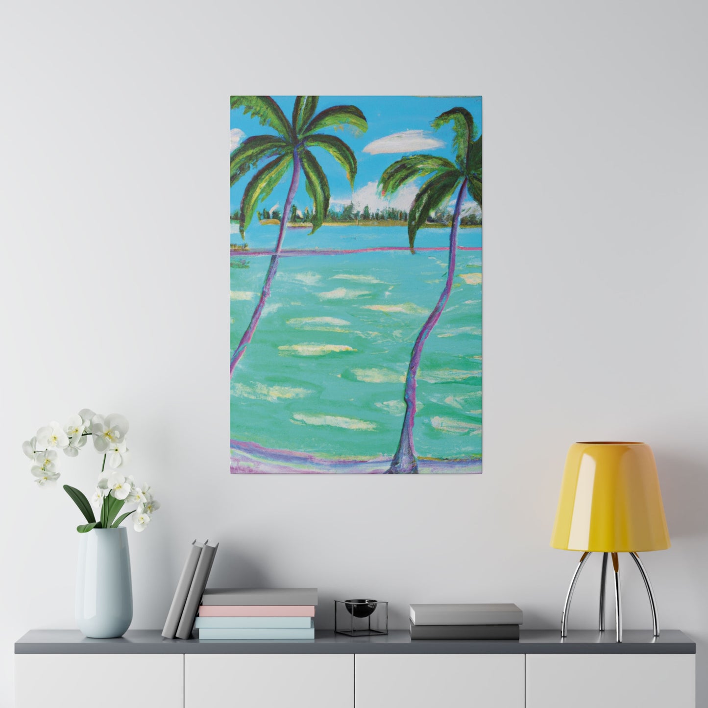 4451X - Bahamas Ocean Painting Print | Bahamas | Ocean | Beach | Poster | Home Decor | Wall Art | Canvas