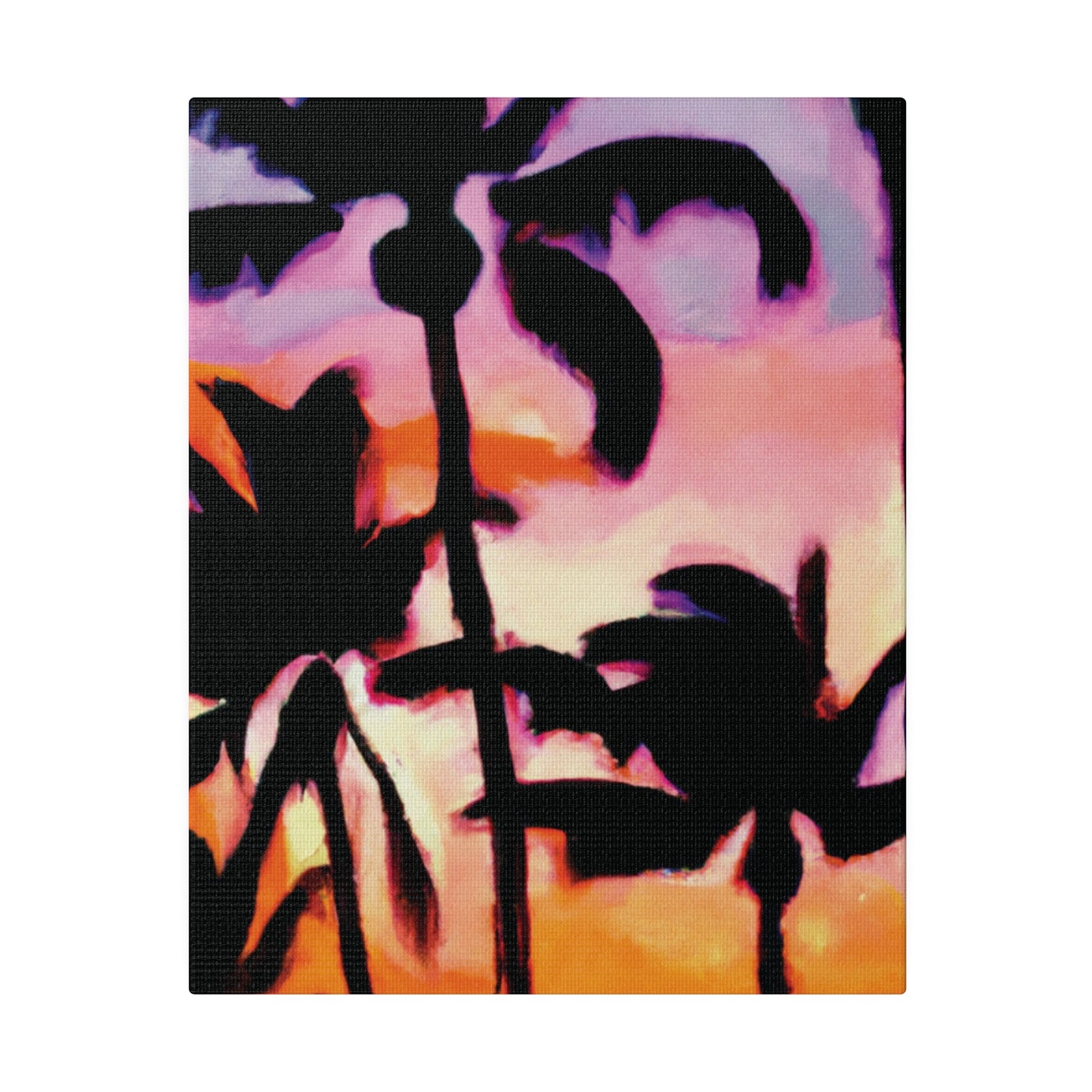 2090A - Miami Beach Sunset Painting Print | Miami | Beach | Sunset | Poster | Home Decor | Wall Art | Canvas