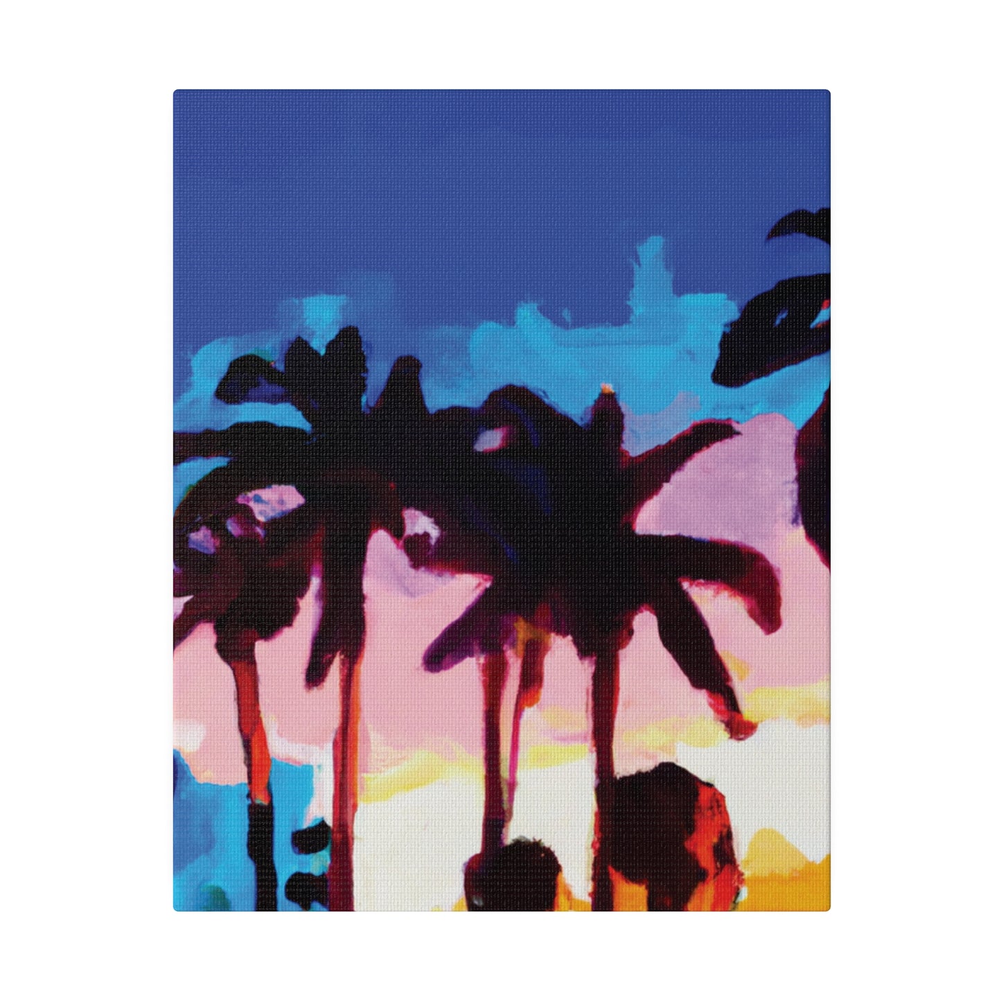 9453C - Miami Beach Sunset Painting Print | Miami | Beach | Sunset | Poster | Home Decor | Wall Art | Canvas