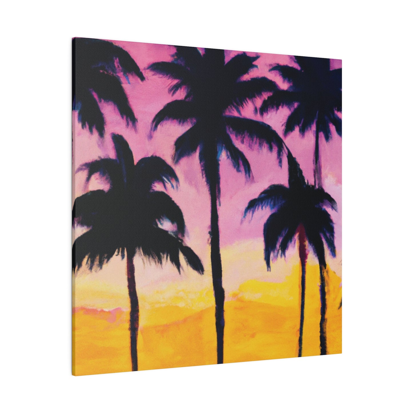 4102I - Miami Beach Sunset Painting Print | Miami | Beach | Sunset | Poster | Home Decor | Wall Art | Canvas