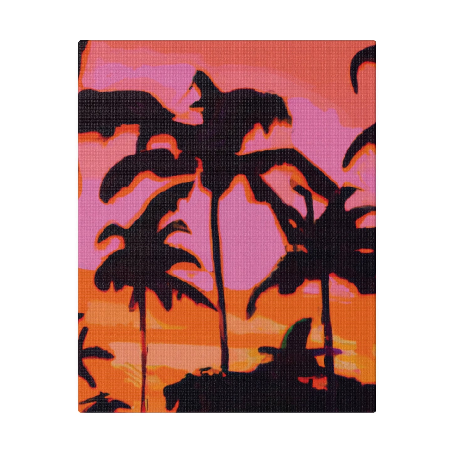 6226X - Miami Beach Sunset Painting Print | Miami | Beach | Sunset | Poster | Home Decor | Wall Art | Canvas