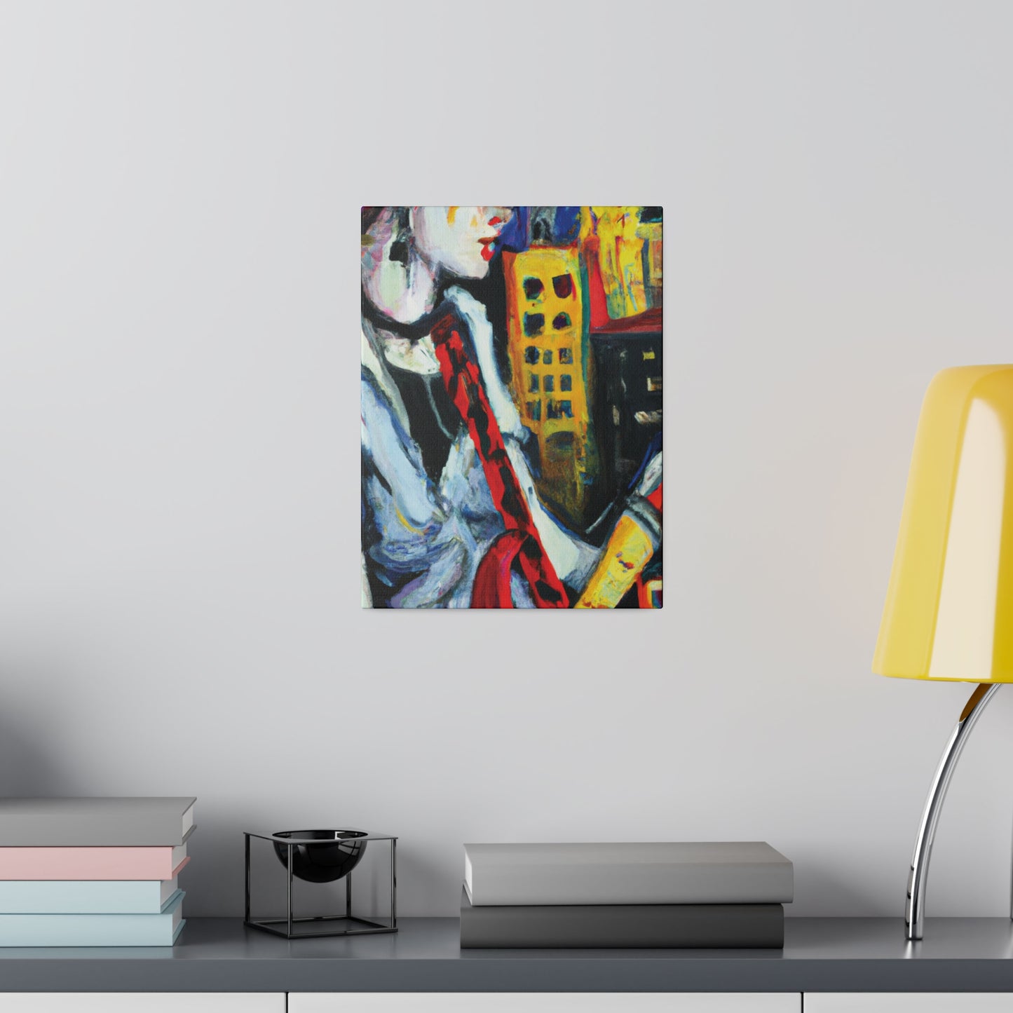 4053F - Rockstar Oil Painting Style Print | Poster | Home Decor | Wall Art | Music Art | Canvas