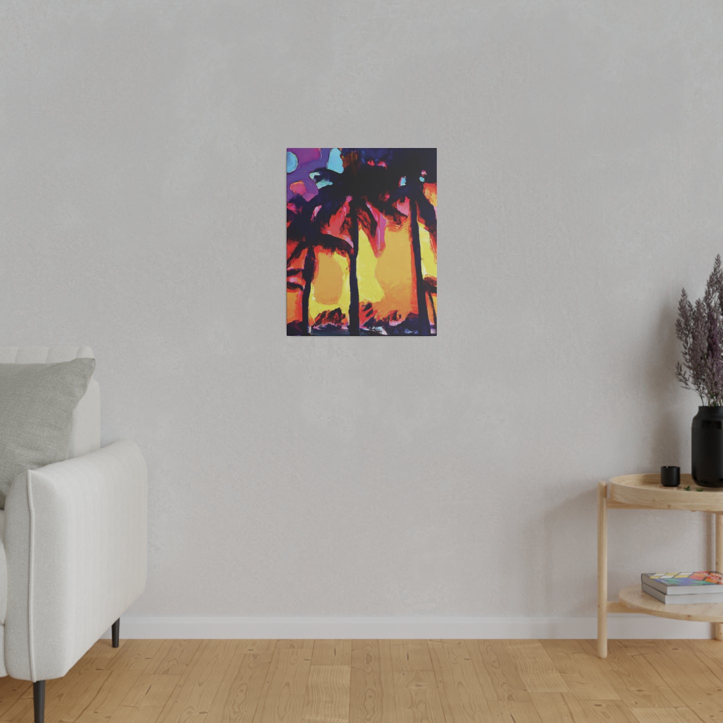 7278A - Miami Beach Sunset Painting Print | Miami | Beach | Sunset | Poster | Home Decor | Wall Art | Canvas