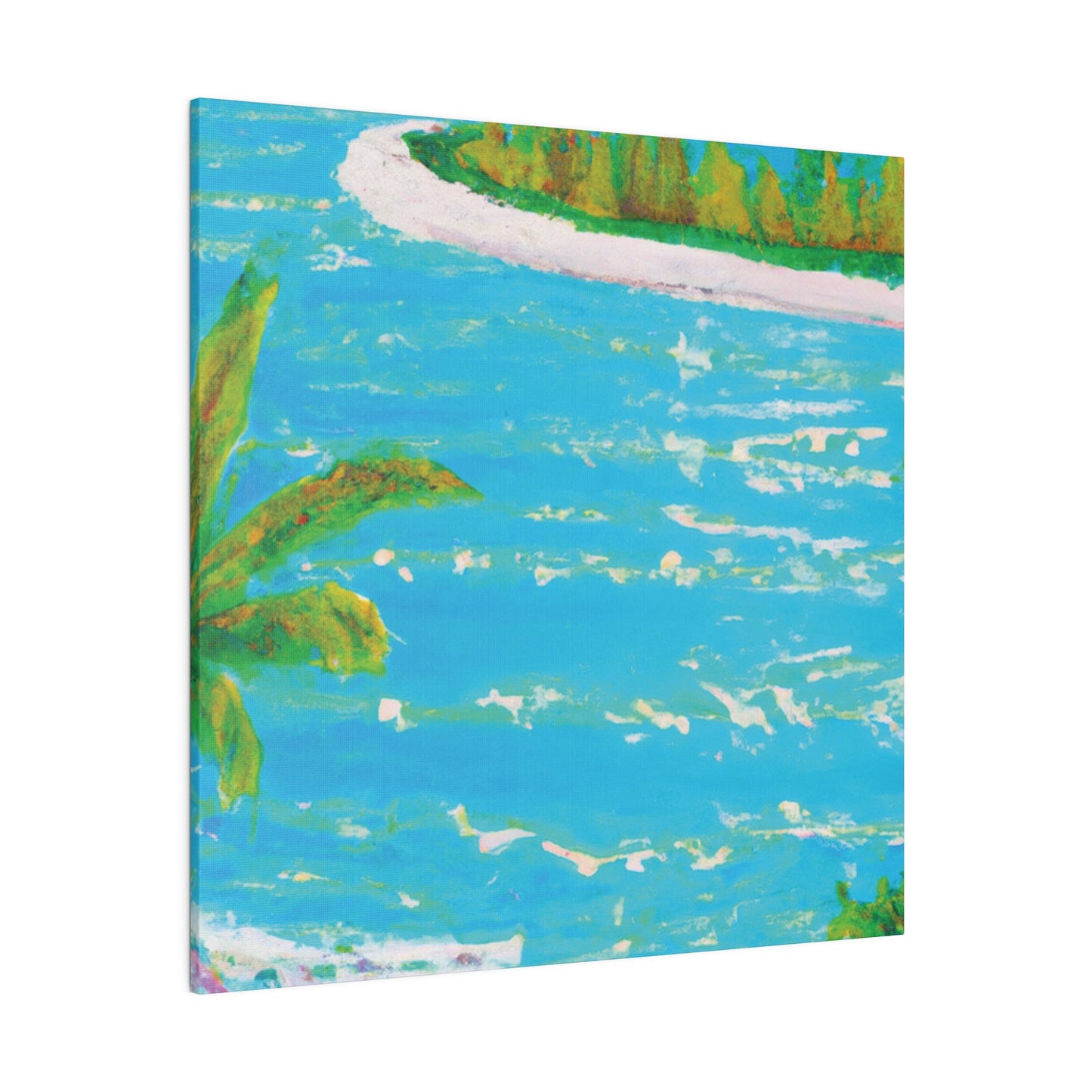 9555G - Bahamas Ocean Painting Print | Bahamas | Ocean | Beach | Poster | Home Decor | Wall Art | Canvas