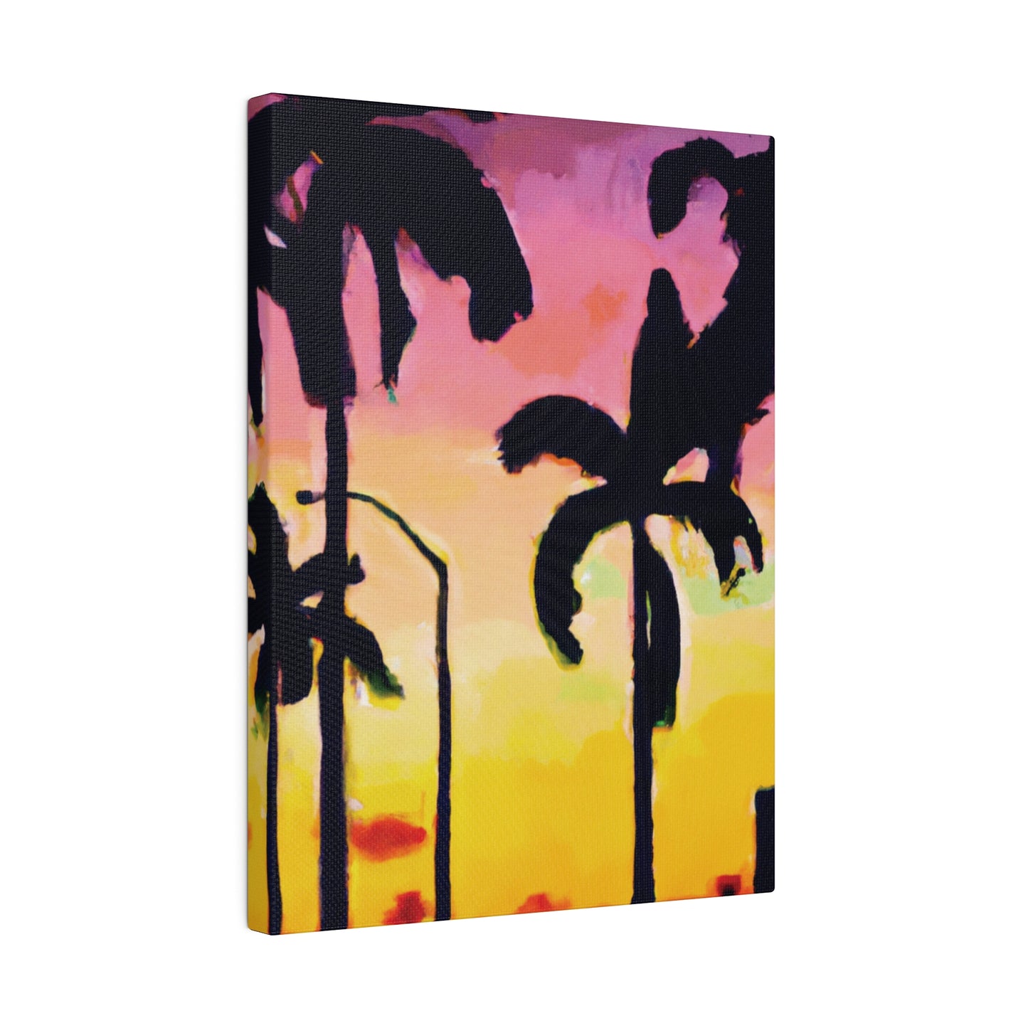 1792J - Miami Beach Sunset Painting Print | Miami | Beach | Sunset | Poster | Home Decor | Wall Art | Canvas