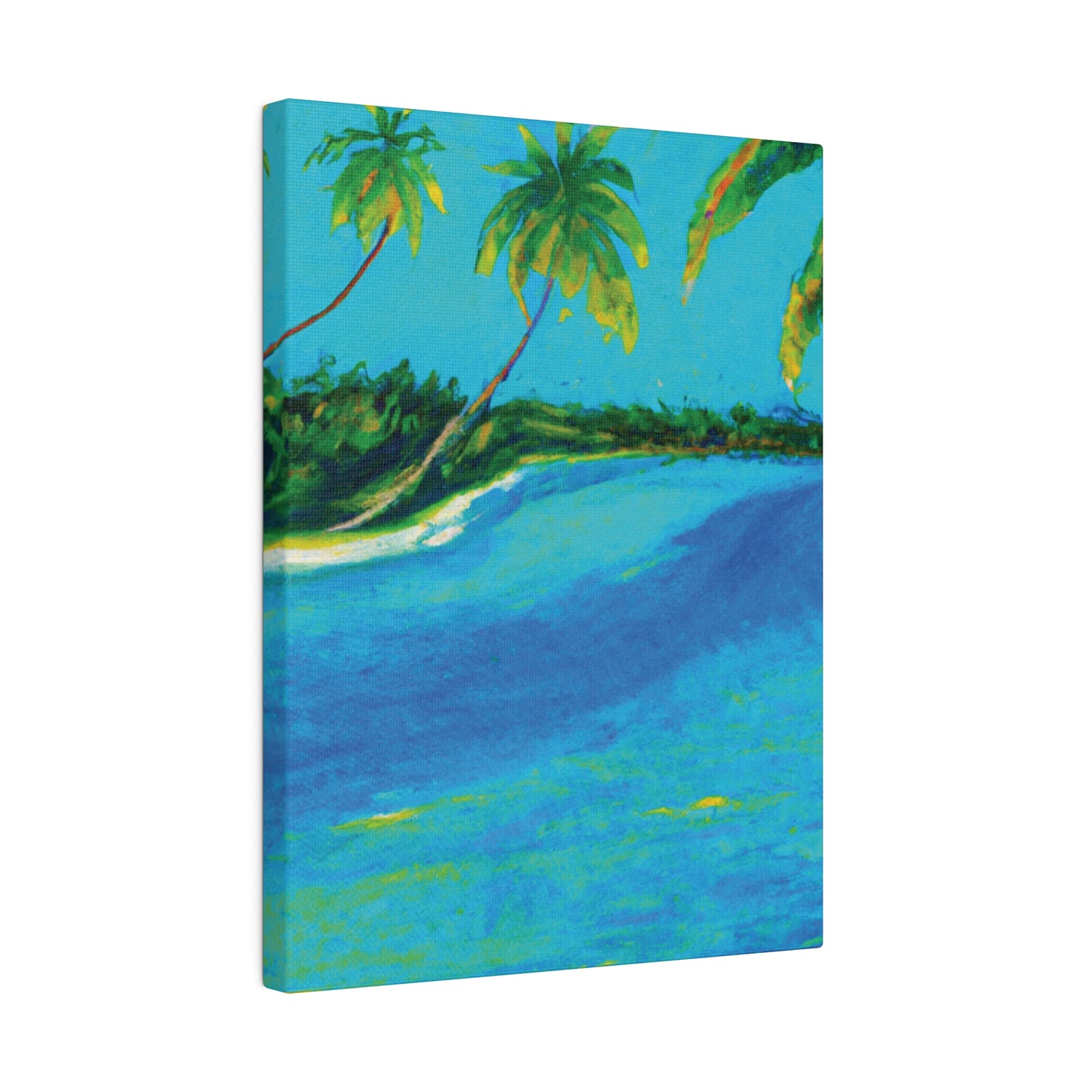 5491K - Bahamas Ocean Painting Print | Bahamas | Ocean | Beach | Poster | Home Decor | Wall Art | Canvas