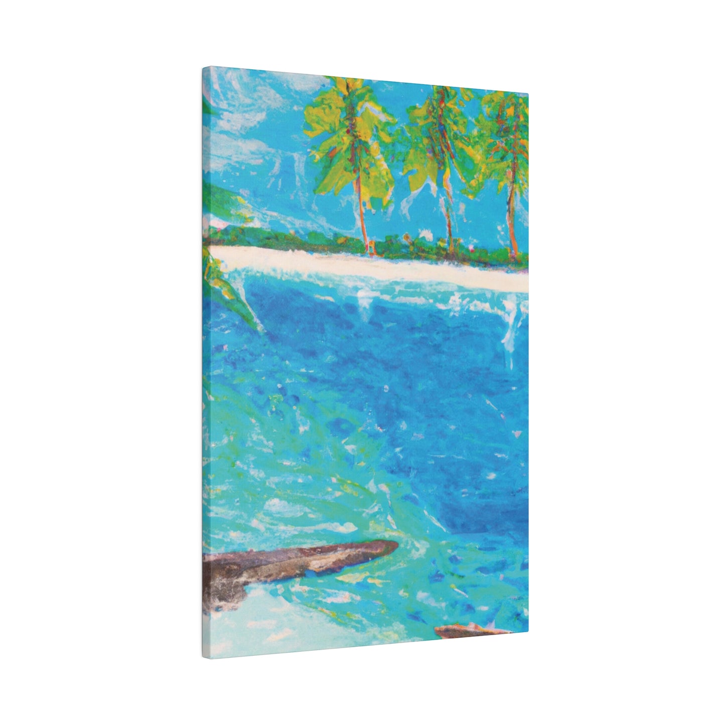 5065C - Bahamas Ocean Painting Print | Bahamas | Ocean | Beach | Poster | Home Decor | Wall Art | Canvas