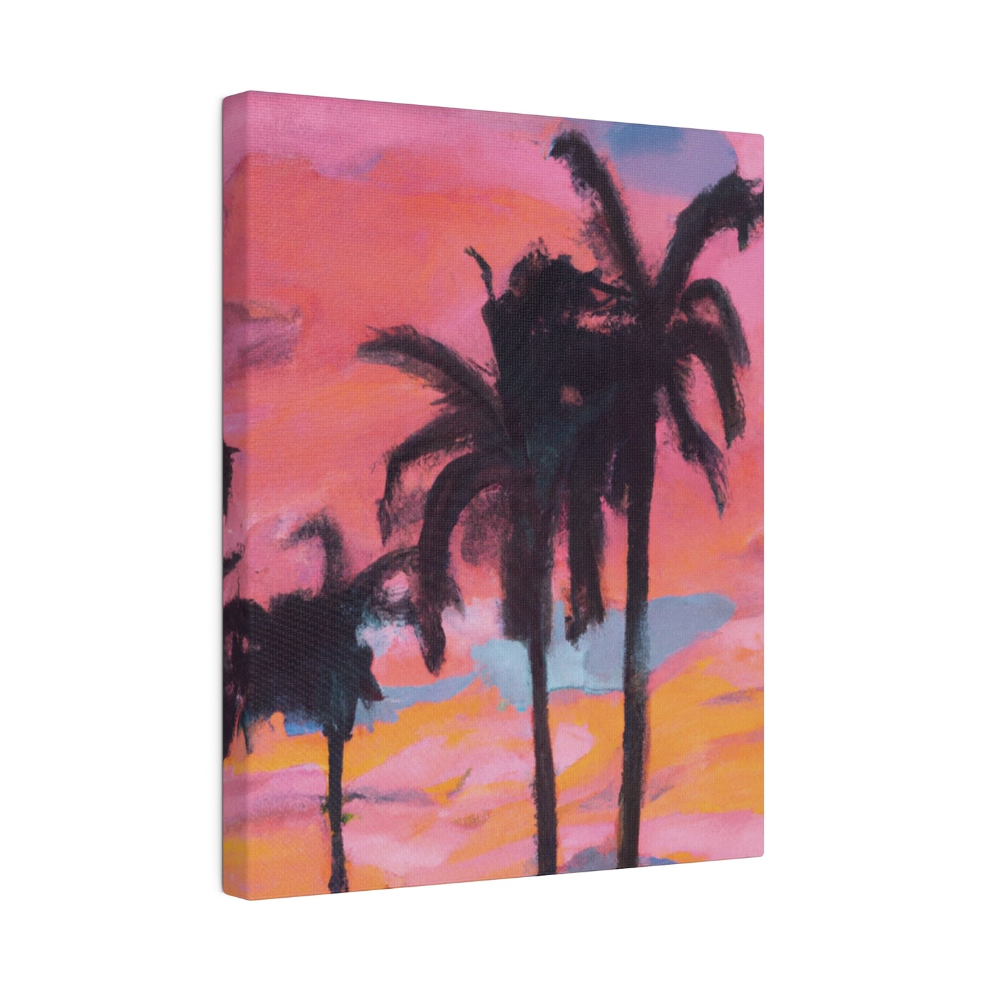 6349G - Miami Beach Sunset Painting Print | Miami | Beach | Sunset | Poster | Home Decor | Wall Art | Canvas