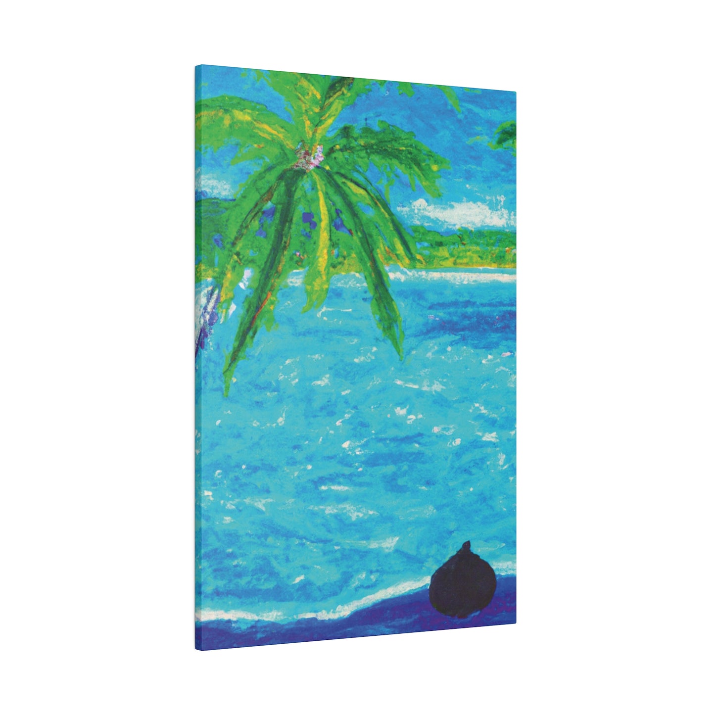 7355H - Bahamas Ocean Painting Print | Bahamas | Ocean | Beach | Poster | Home Decor | Wall Art | Canvas