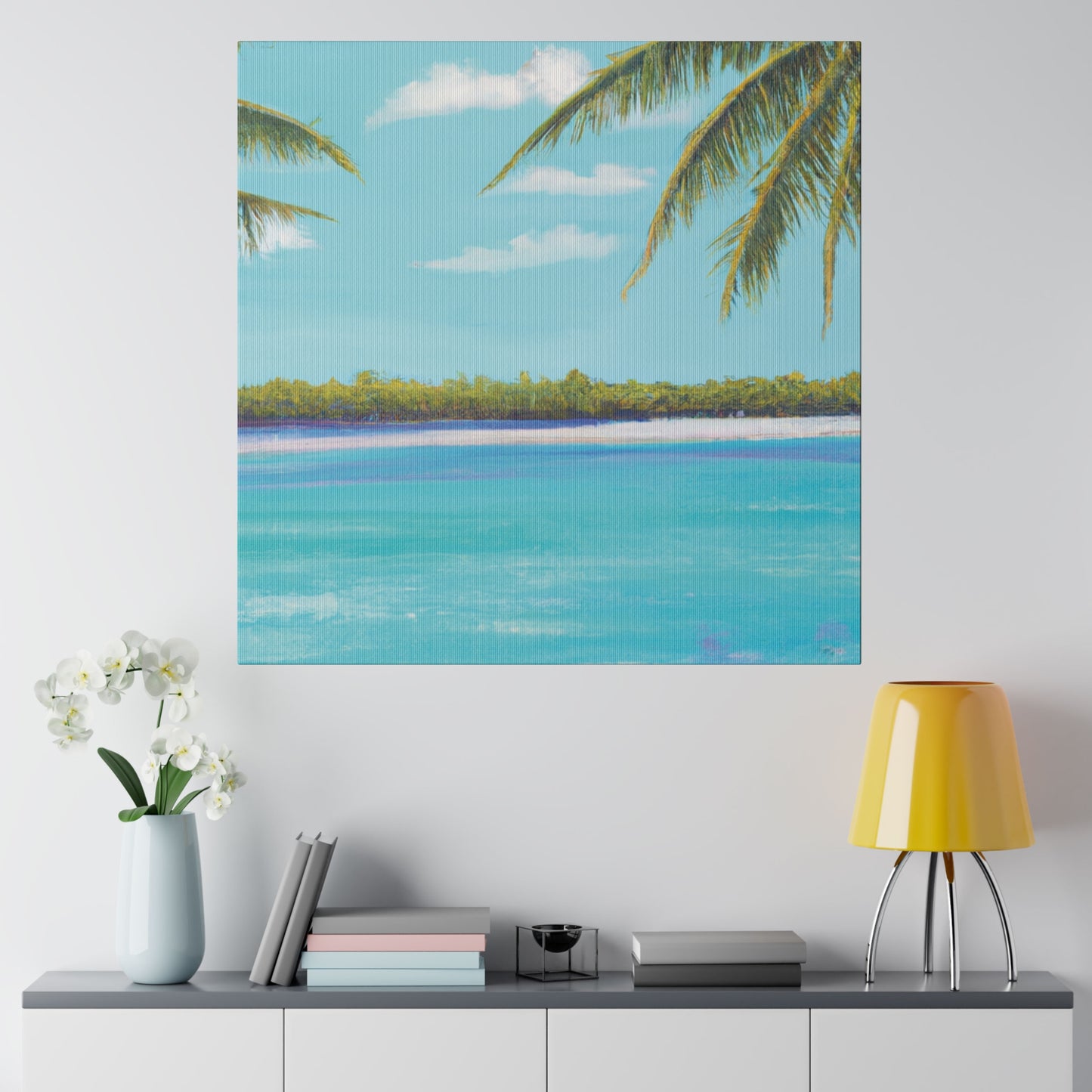 8132D - Bahamas Ocean Painting Print | Bahamas | Ocean | Beach | Poster | Home Decor | Wall Art | Canvas