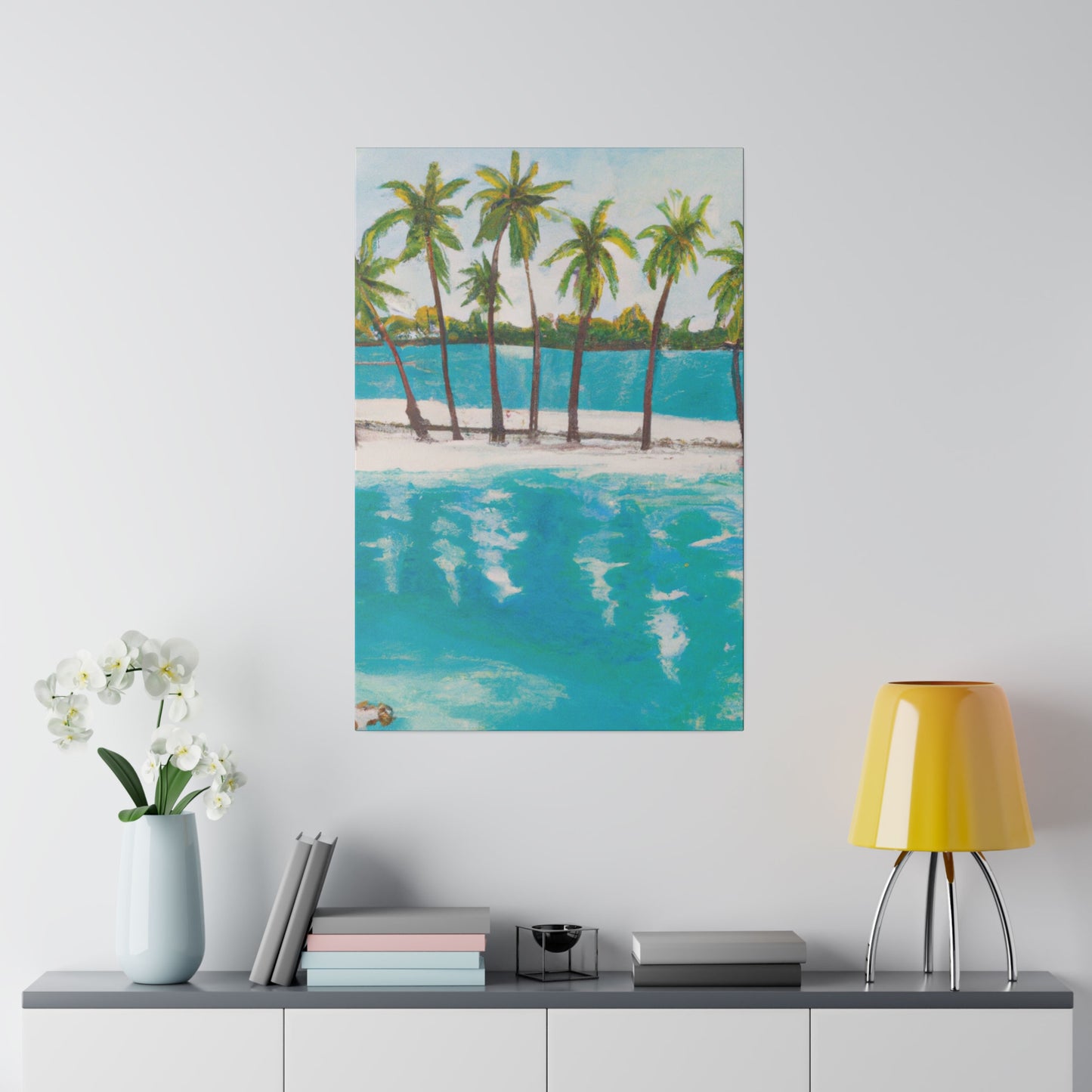 8045G - Bahamas Ocean Painting Print | Bahamas | Ocean | Beach | Poster | Home Decor | Wall Art | Canvas