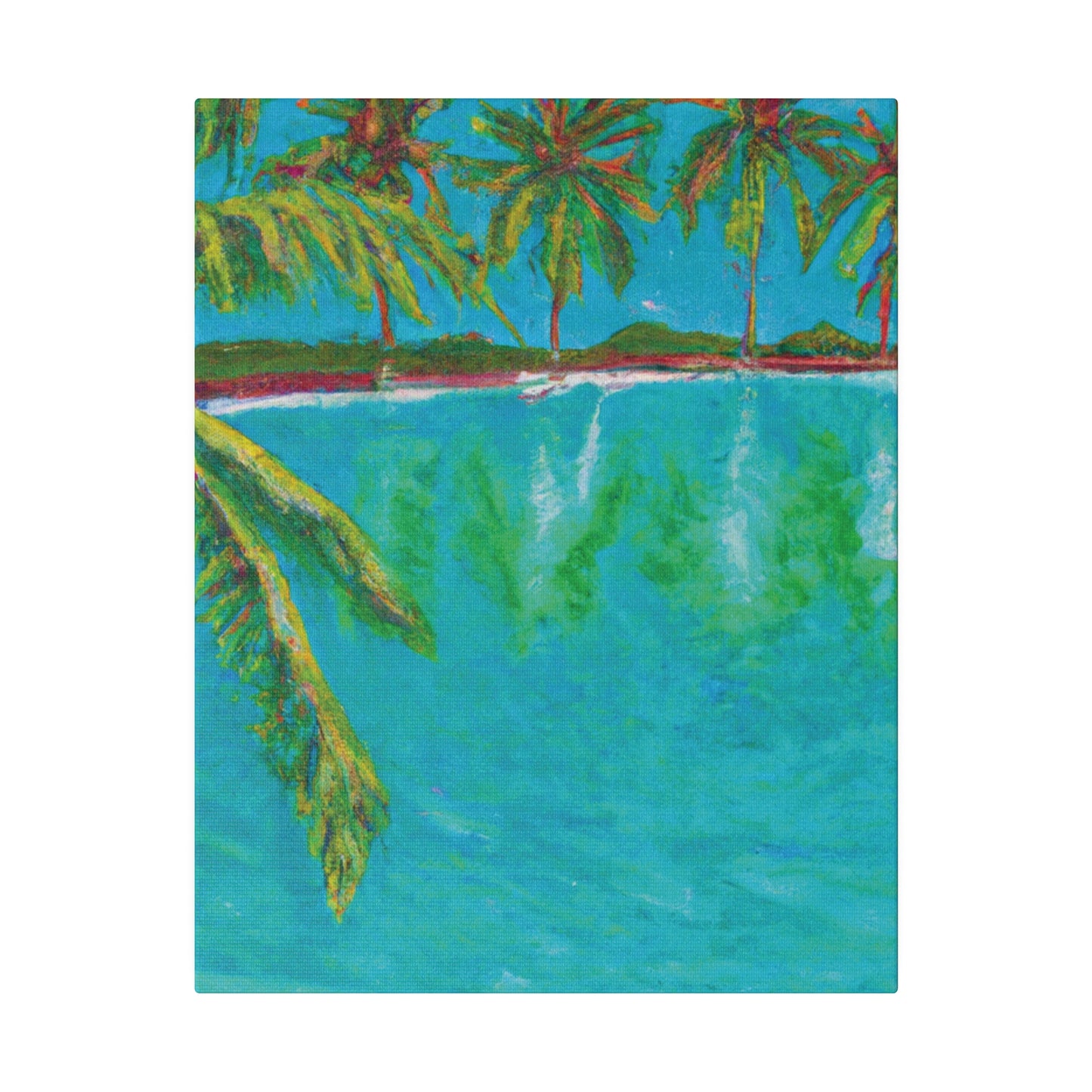 3255Q - Bahamas Ocean Painting Print | Bahamas | Ocean | Beach | Poster | Home Decor | Wall Art | Canvas