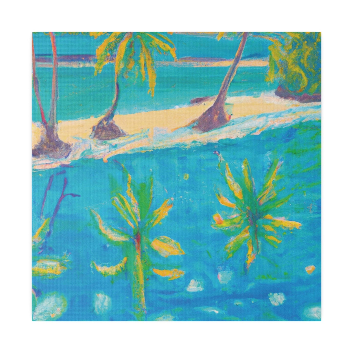 4825R - Bahamas Ocean Painting Print | Bahamas | Ocean | Beach | Poster | Home Decor | Wall Art | Canvas